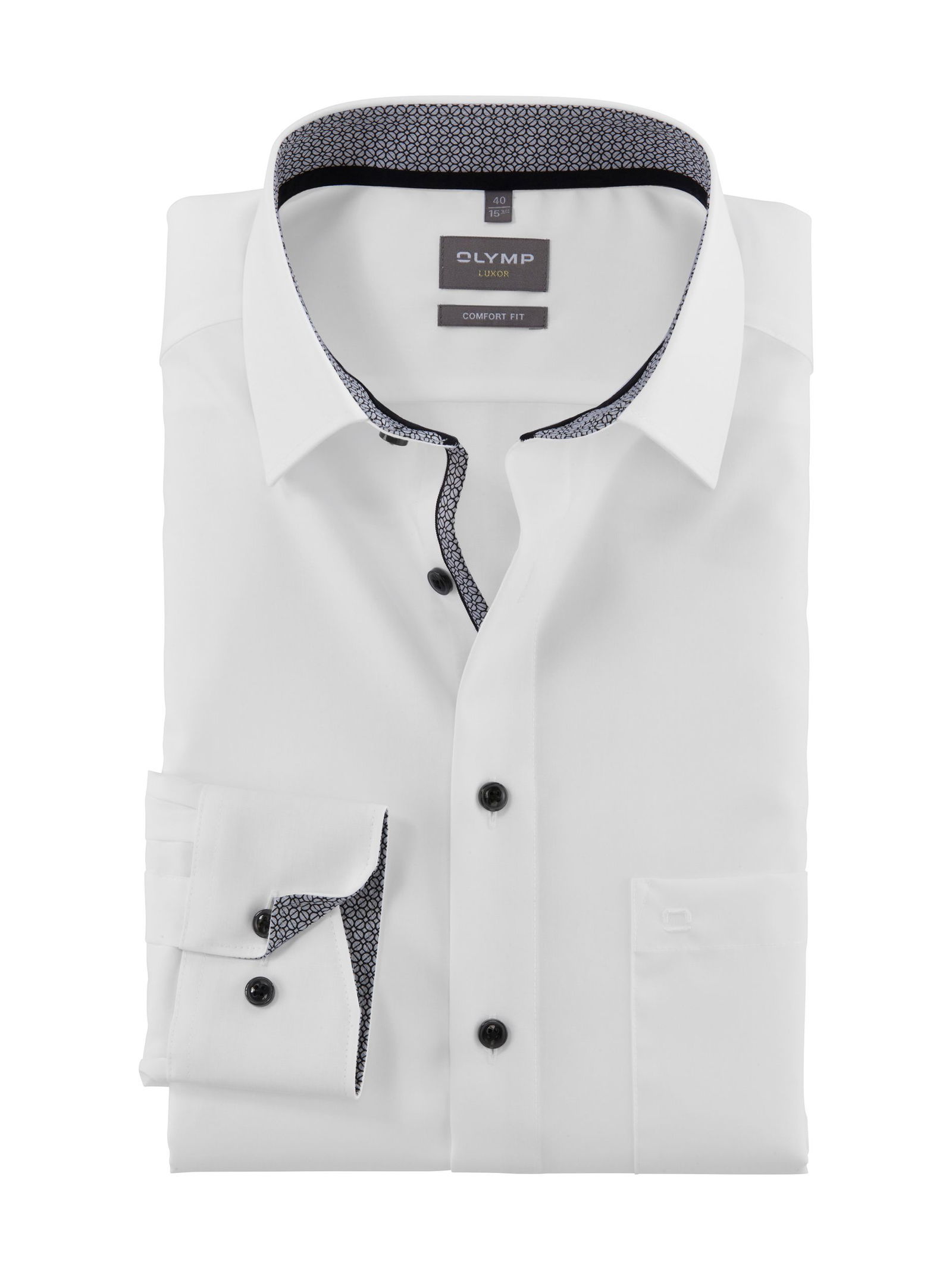 Olymp |  Olymp Hemd Modern Fit  | 47 | anthrazit