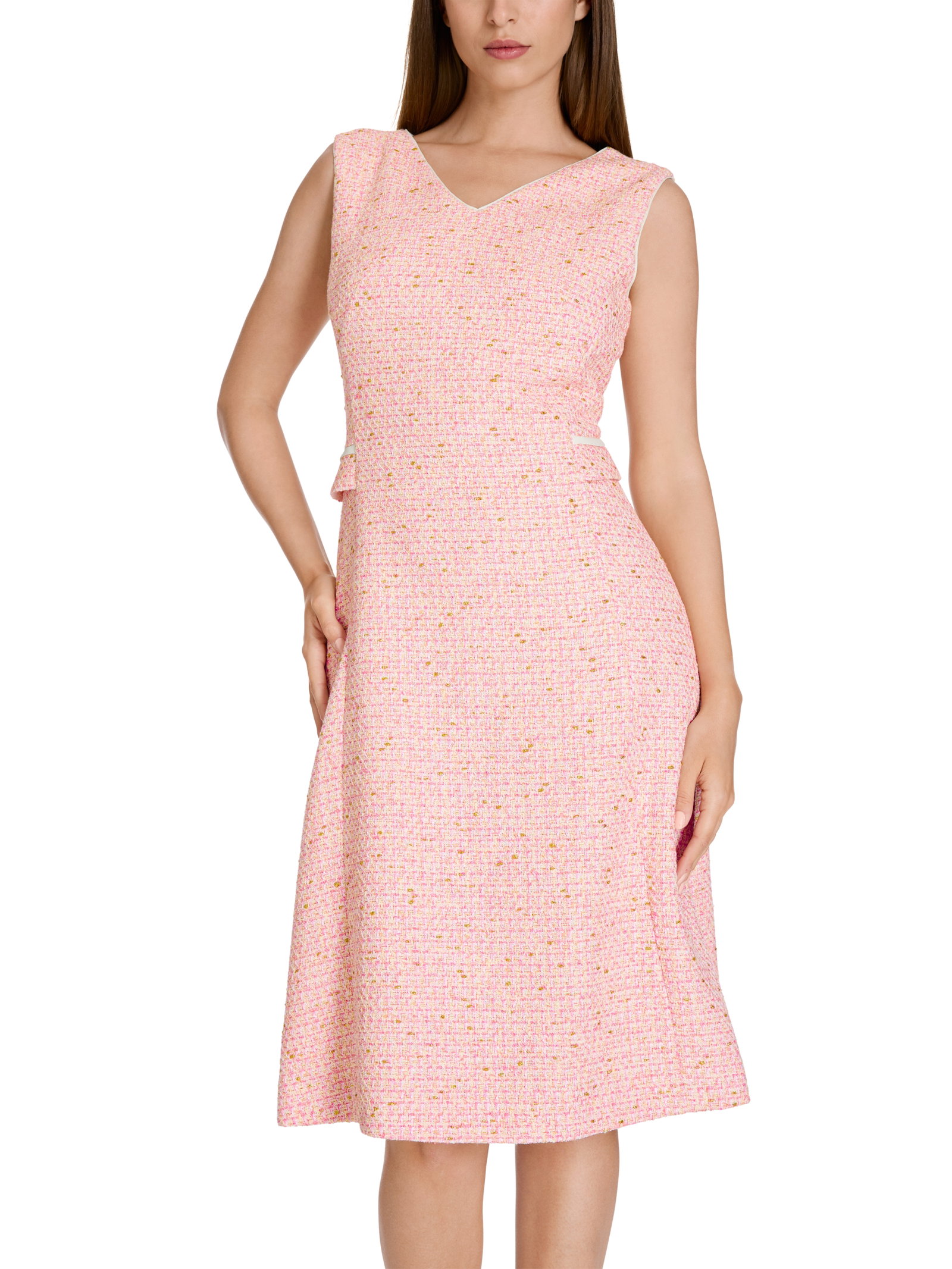 Kurzärmliges Kleid mit Karos #5