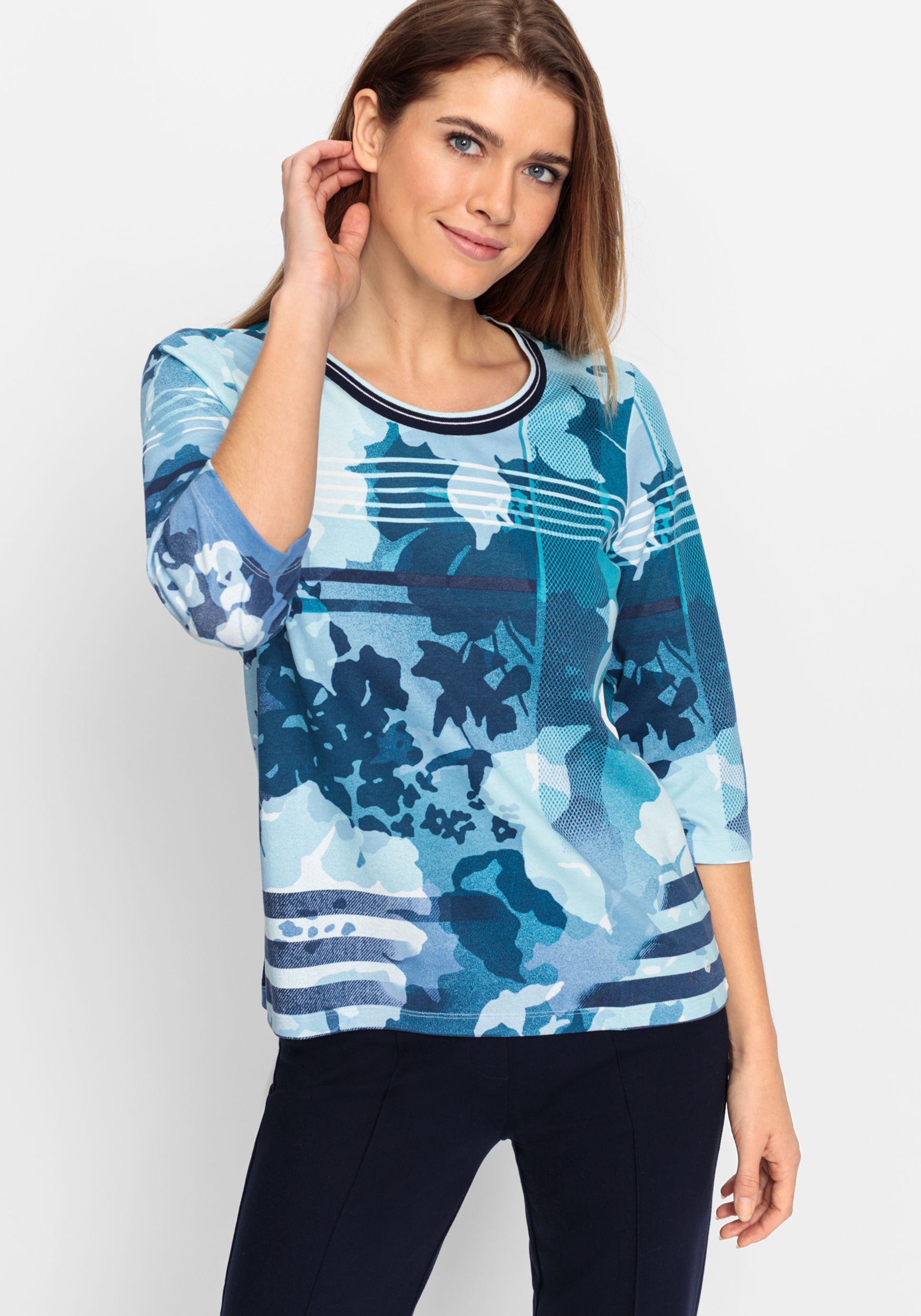 Olsen |  Olsen Shirt  | 40 | ink blue