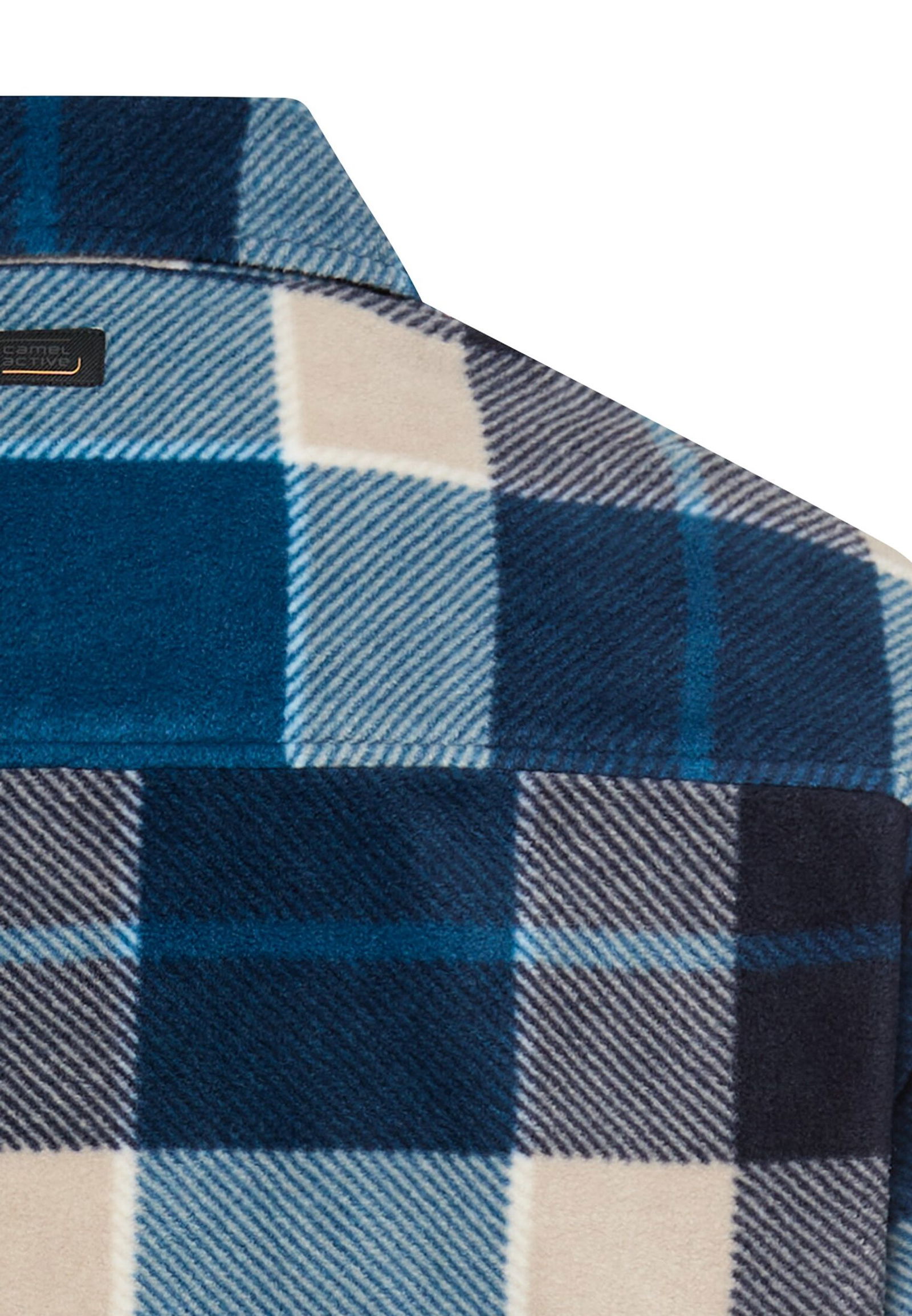 Camel Active |  Camel Active Hemd Regular Fit  | M | stone blue