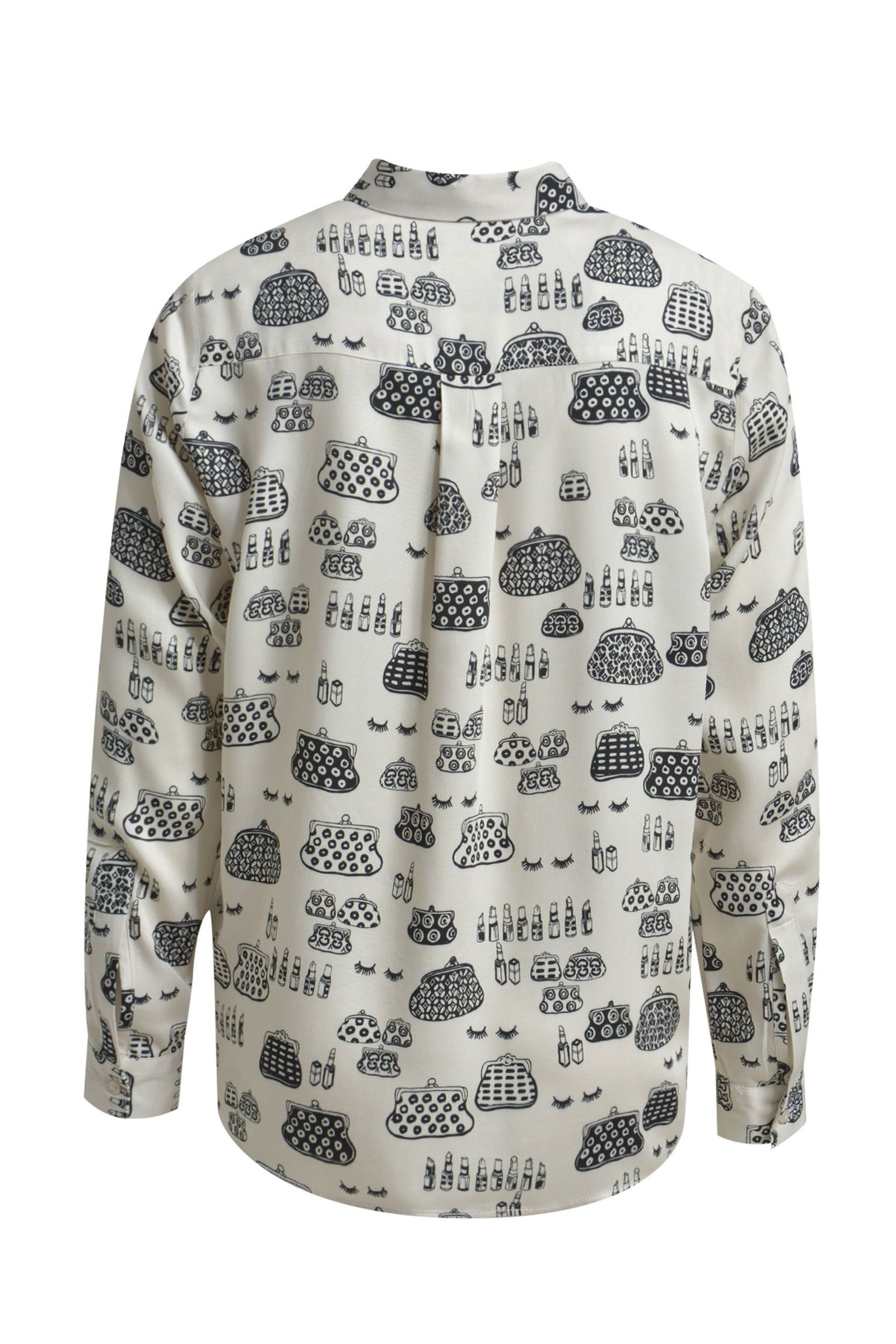  | shirt blouse 1/1 sleeve | 40 | cream print