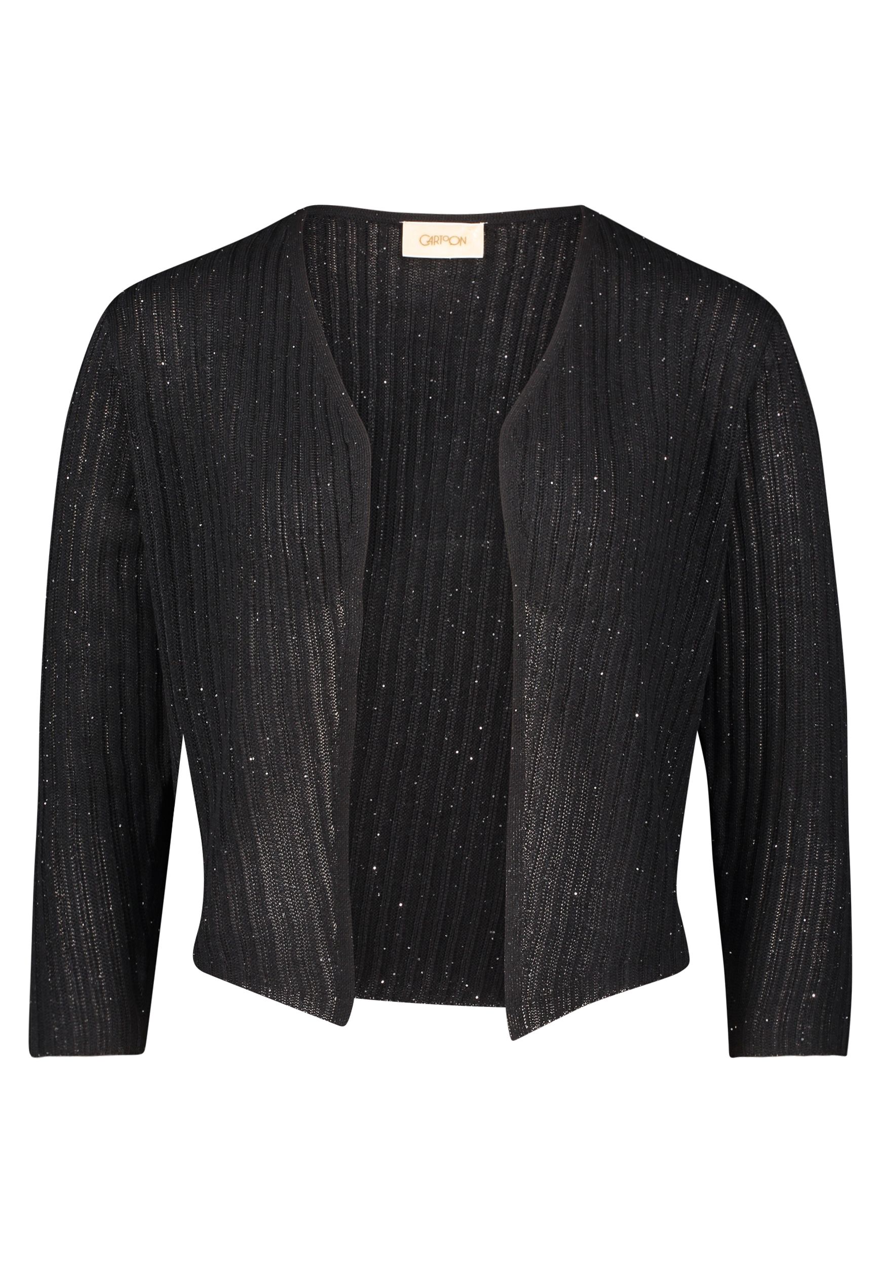 Cartoon |  Cartoon Strickjacke | Cardigan  | 42 | schwarz