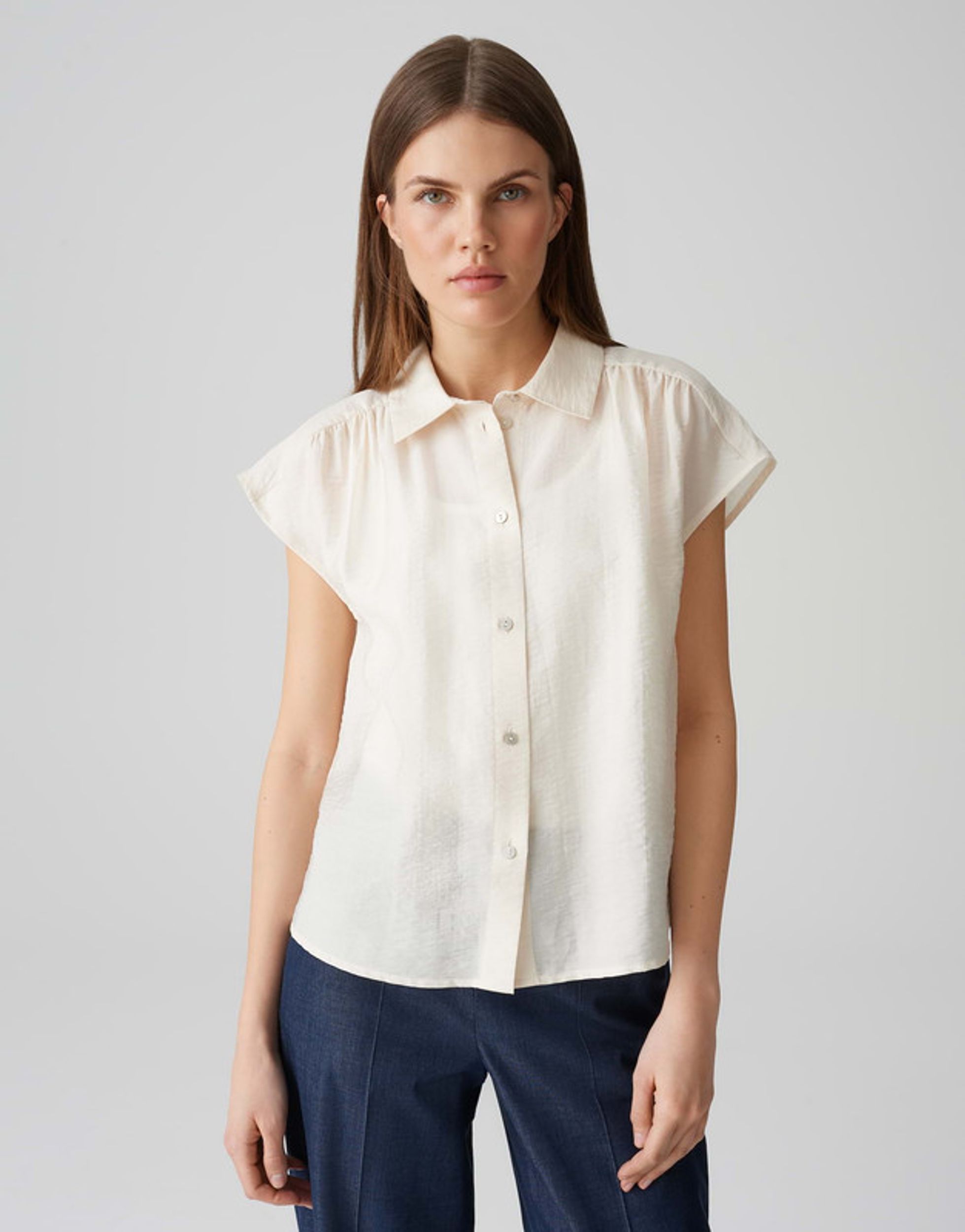 Opus |  Opus Druckbluse  | 36 | natural glaze
