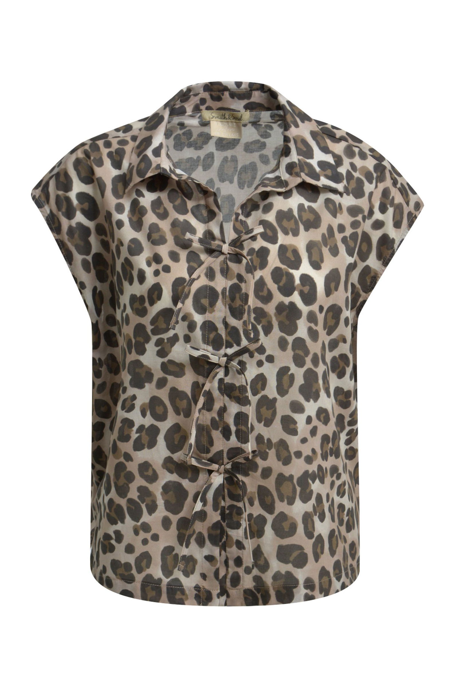 Smith&Soul |  Smith&Soul Druckbluse  | M | nougat print