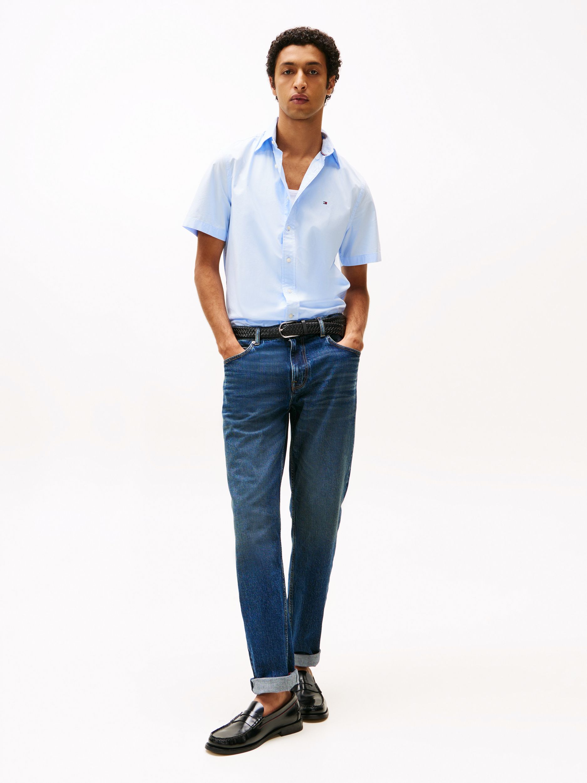 Tommy Hilfiger |  Tommy Hilfiger Hemd Regular Fit  | M | sweet blue