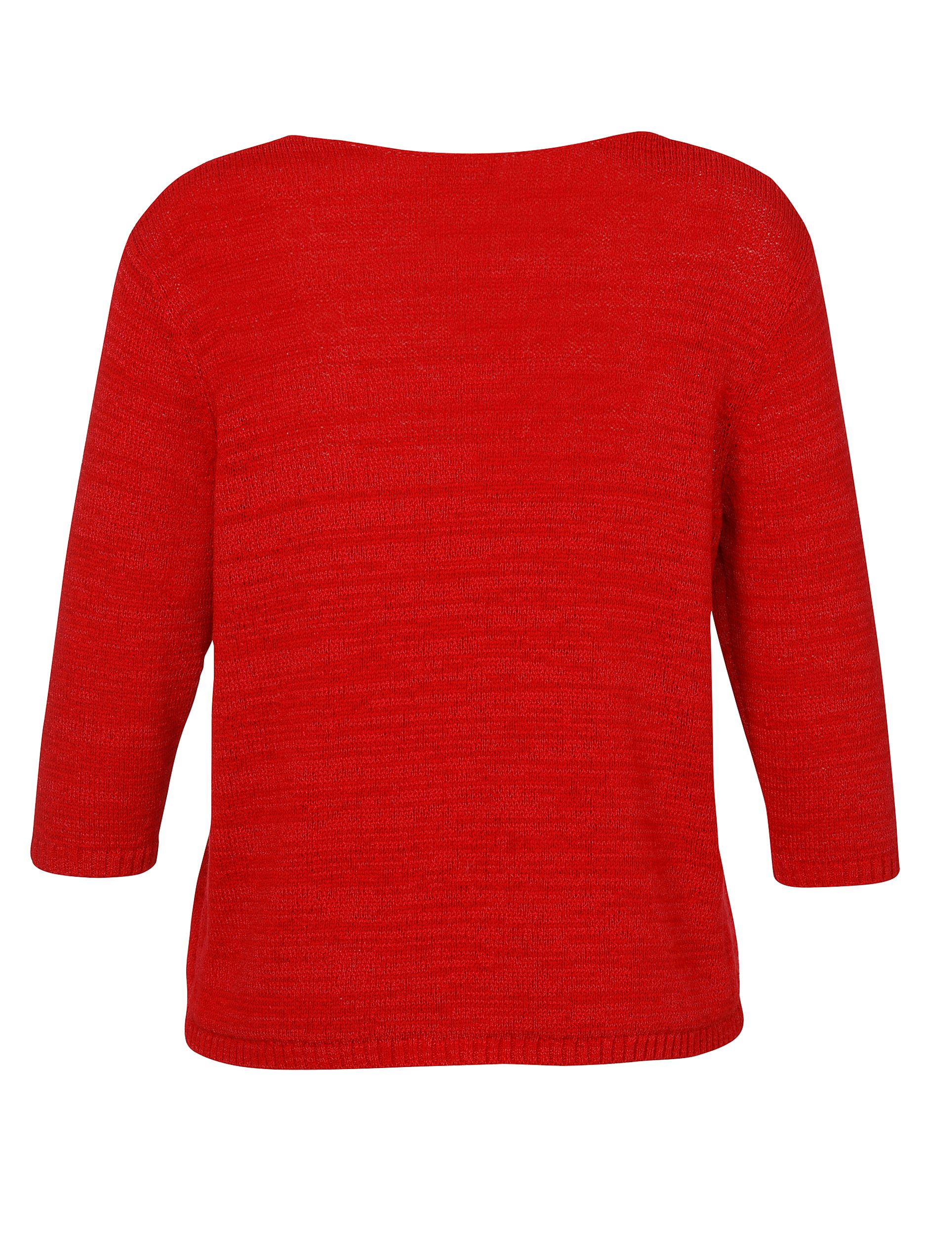 VIA APPIA DUE |  Pullover V-Ausschnitt 3/4 Arm | 44 | rot