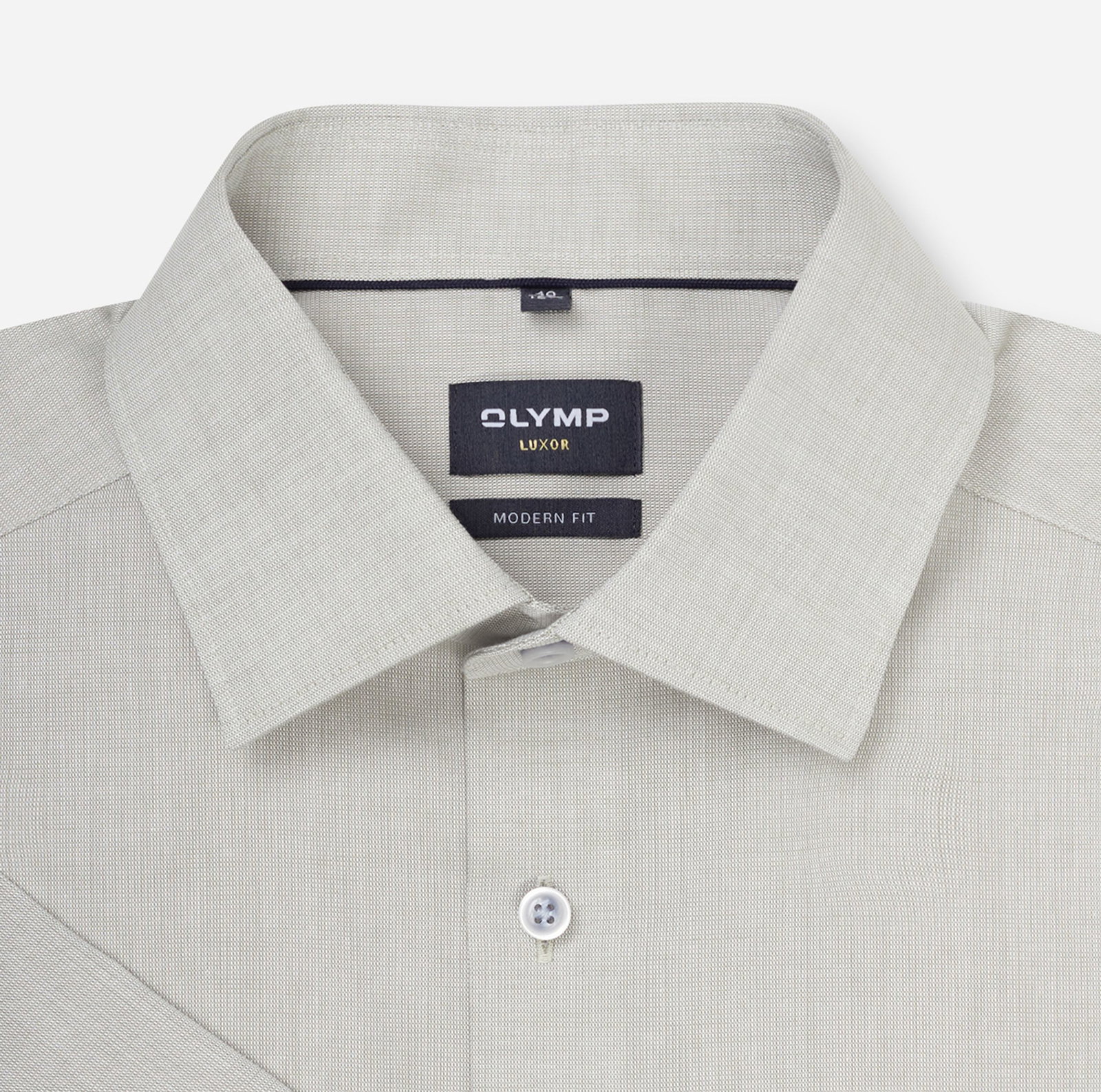 Olymp |  Olymp Hemd Modern Fit  | 42 | oliv