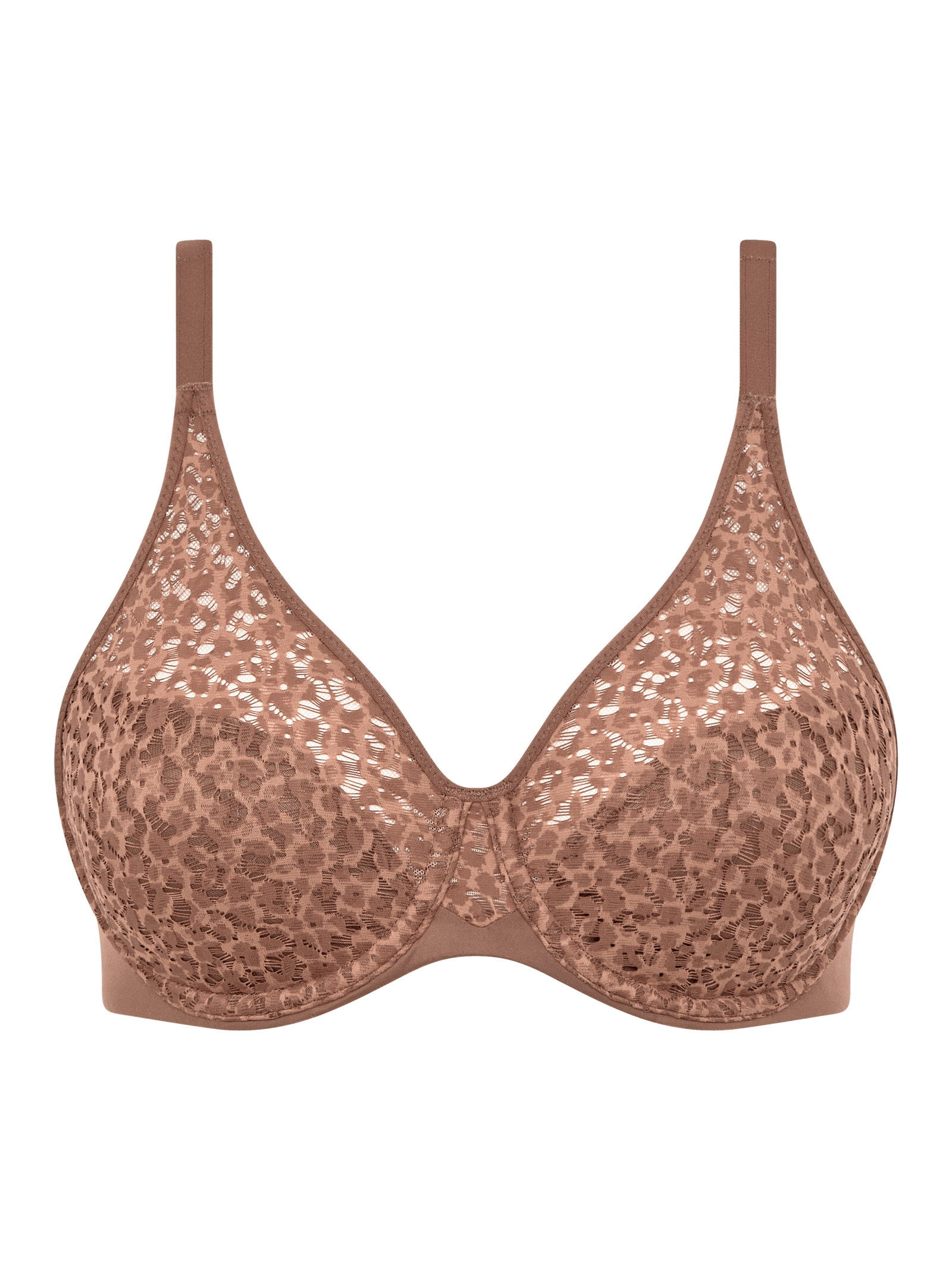 NORAH LI BH MIT BUEG. BEDECKEND GEMOLDET, WILD BROWN #1