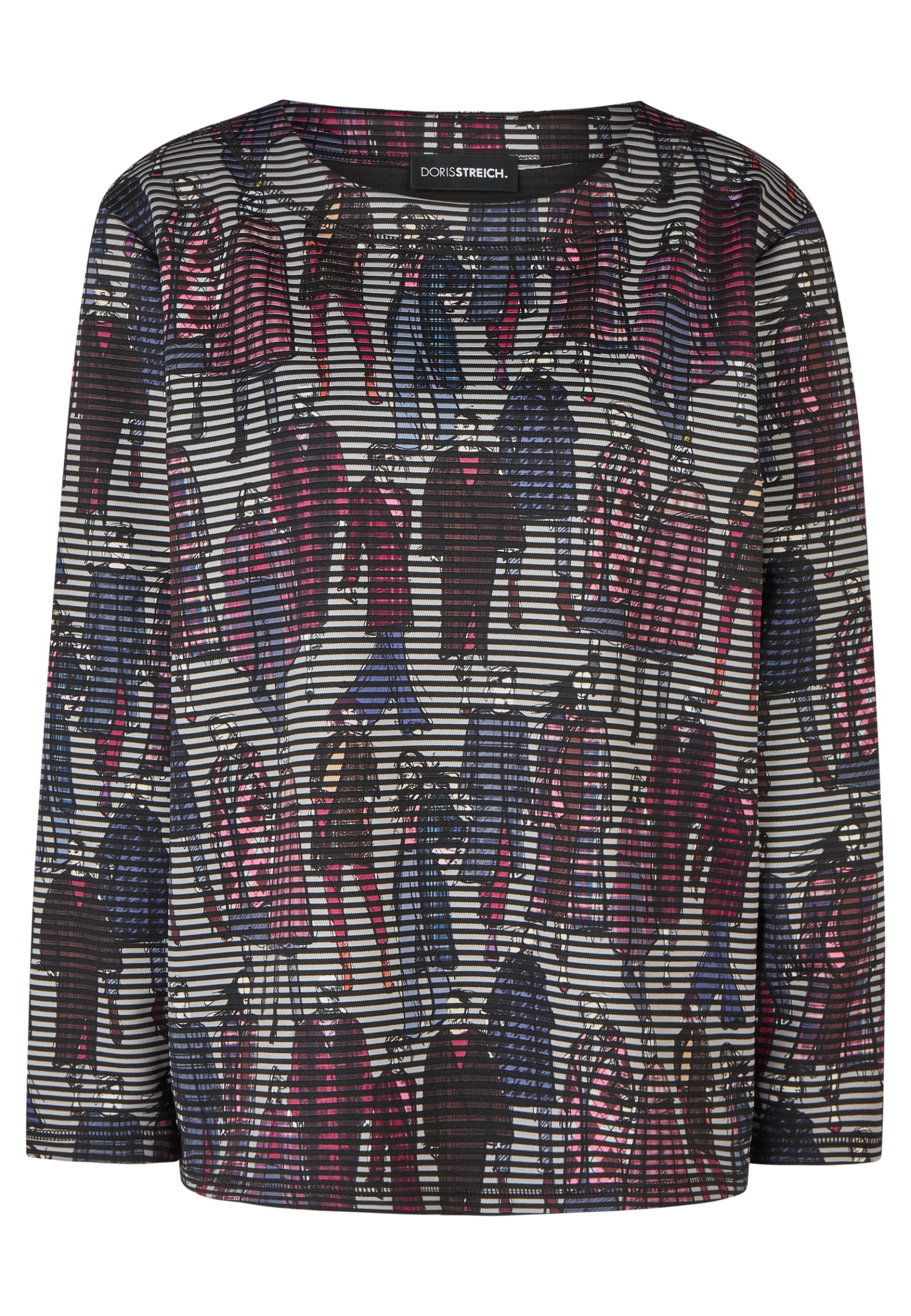 T-Shirt 1/1 Arm, Aubergine #1