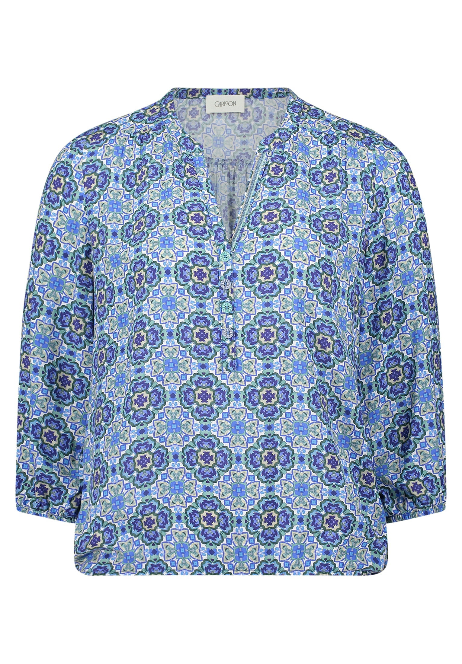 Cartoon Druckbluse #1