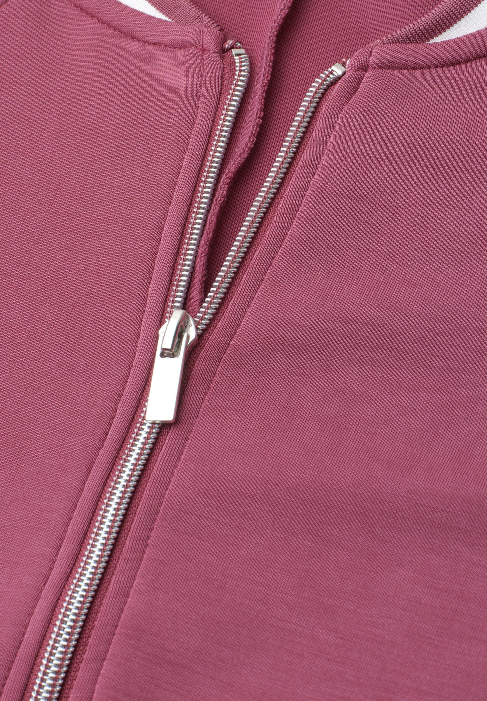 LTD QR silk look jacket w.kick, dark clouded blush #2