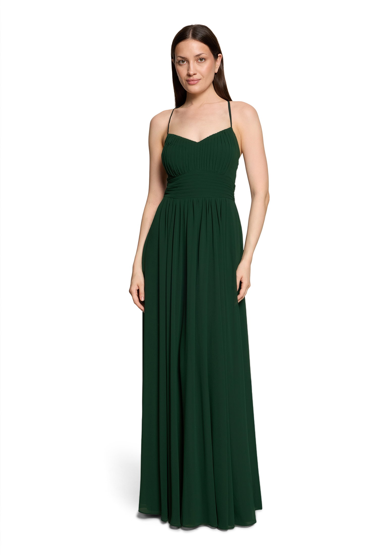 Kleid Lang ohne Arm, Dark Moss #3