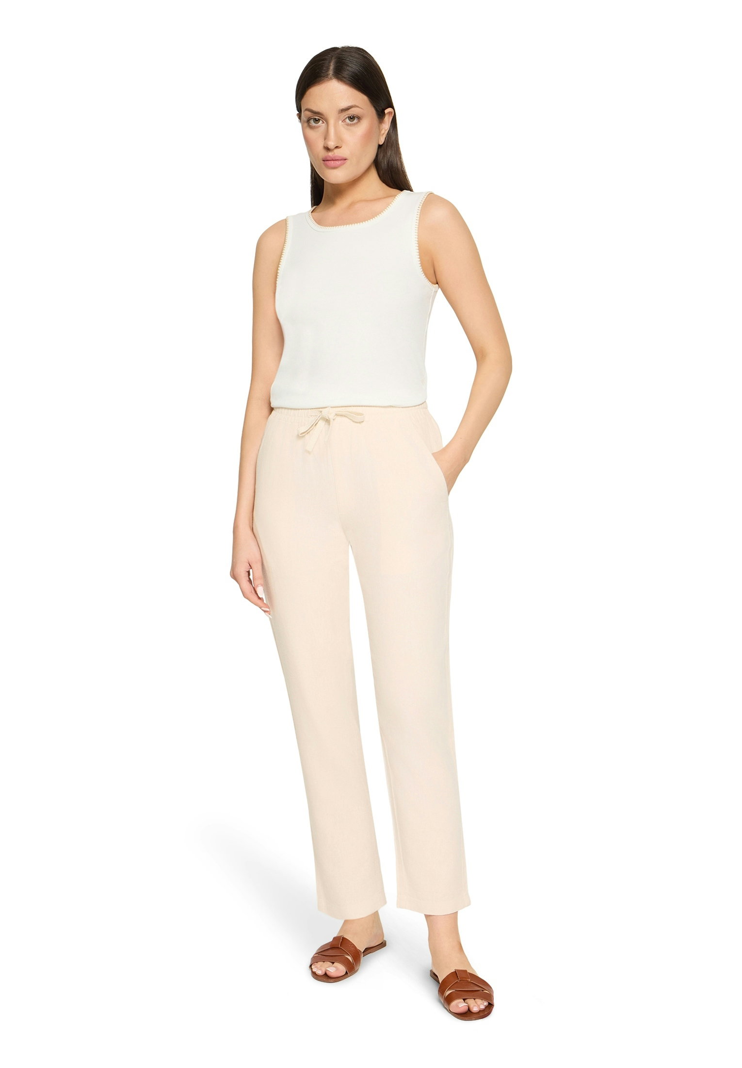 Hose Casual 1/1 LAEnge, Oat Milk #5