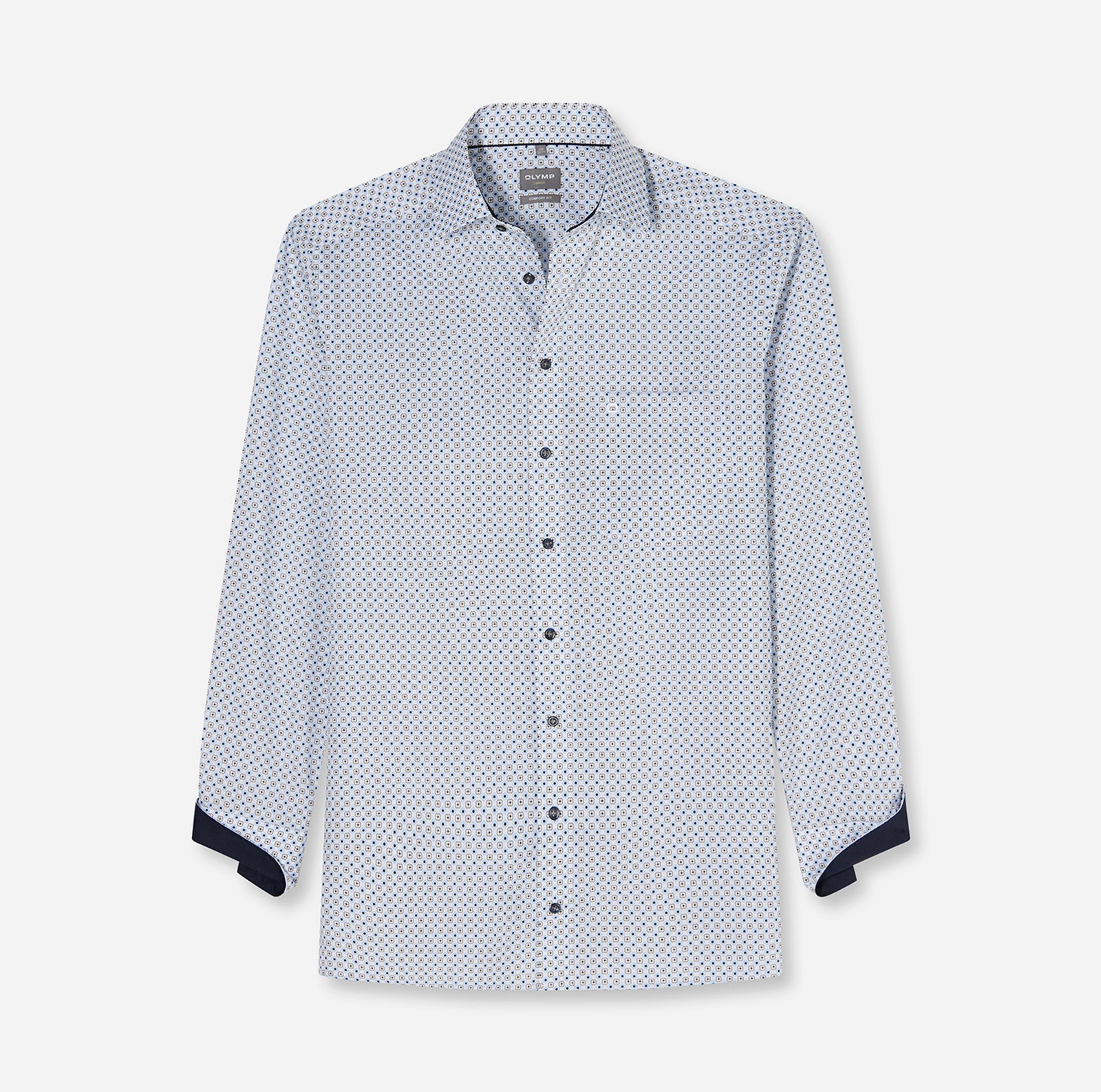 Olymp |  Olymp Hemd Modern Fit  | 43 | weiß