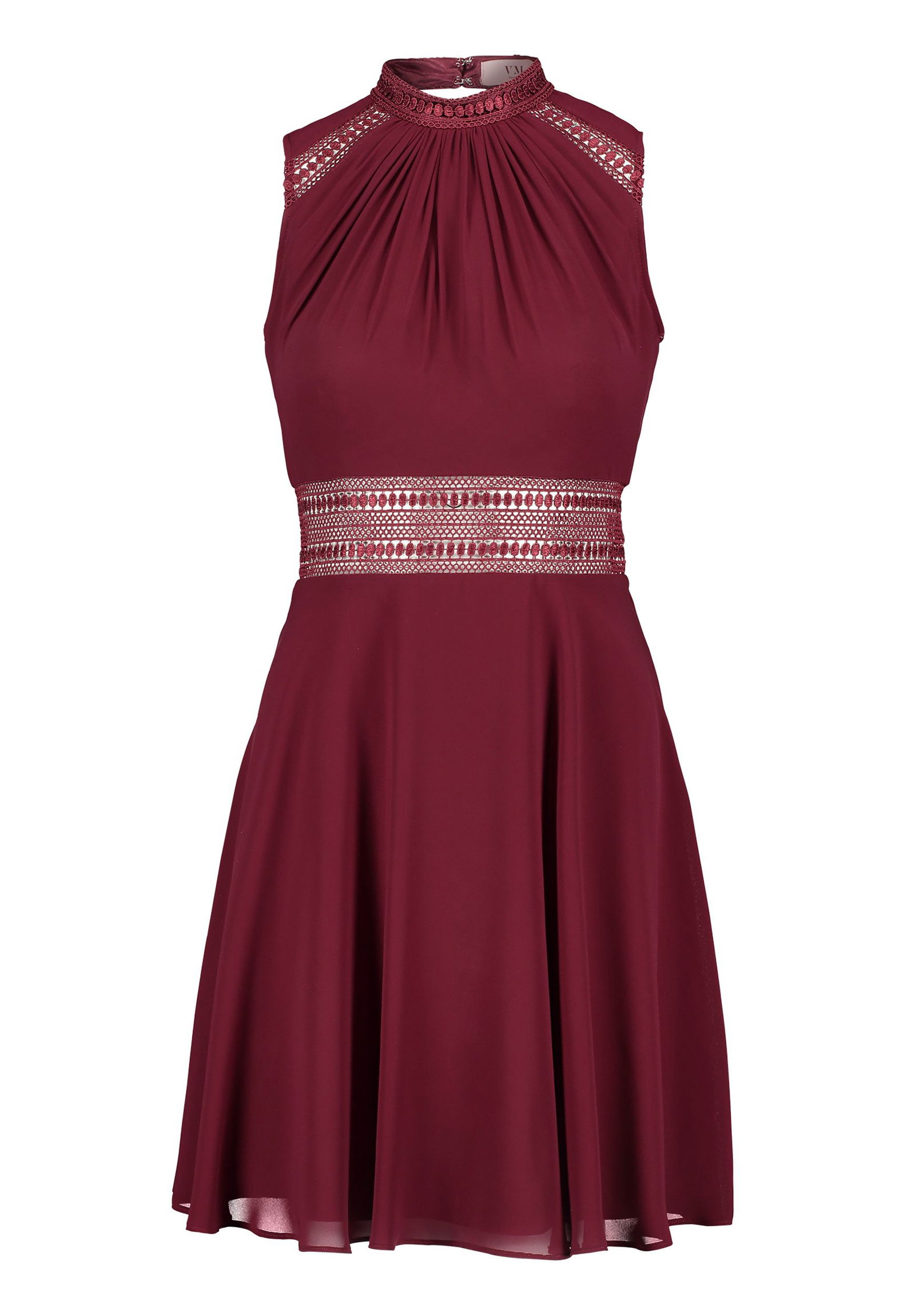 Carmine Red Cocktailkleid von VM by Vera Mont - Jetzt shoppen!