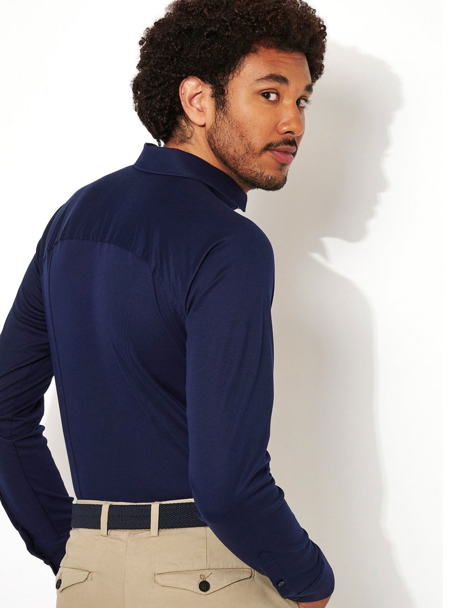 DESOTO |  DESOTO Hemd Modern Fit  | M | solid dark navy