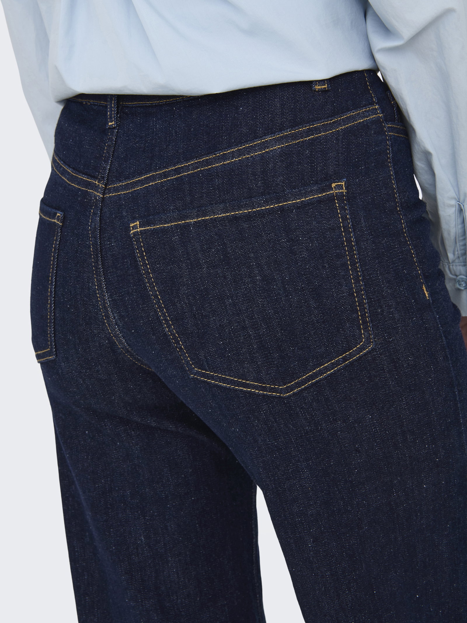 JDYFELINA-FINA HW WIDE RINSE JNSDNM, Dark Blue Denim/RINSE BLUE DENIM #6