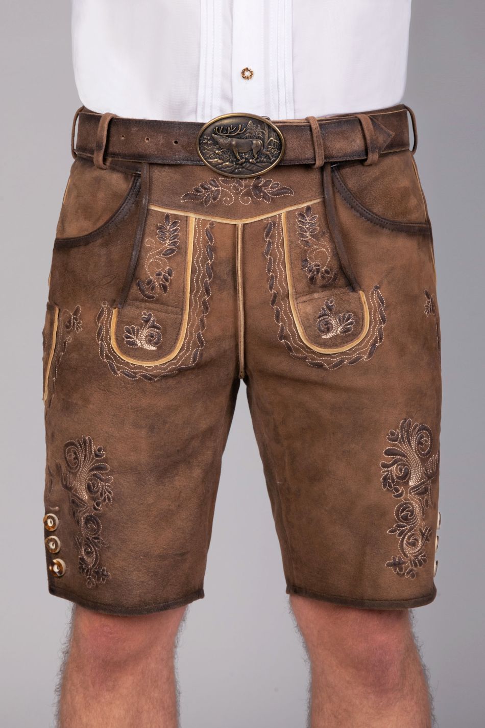 Edelnice kurze Wildbock Lederhose Markus #1
