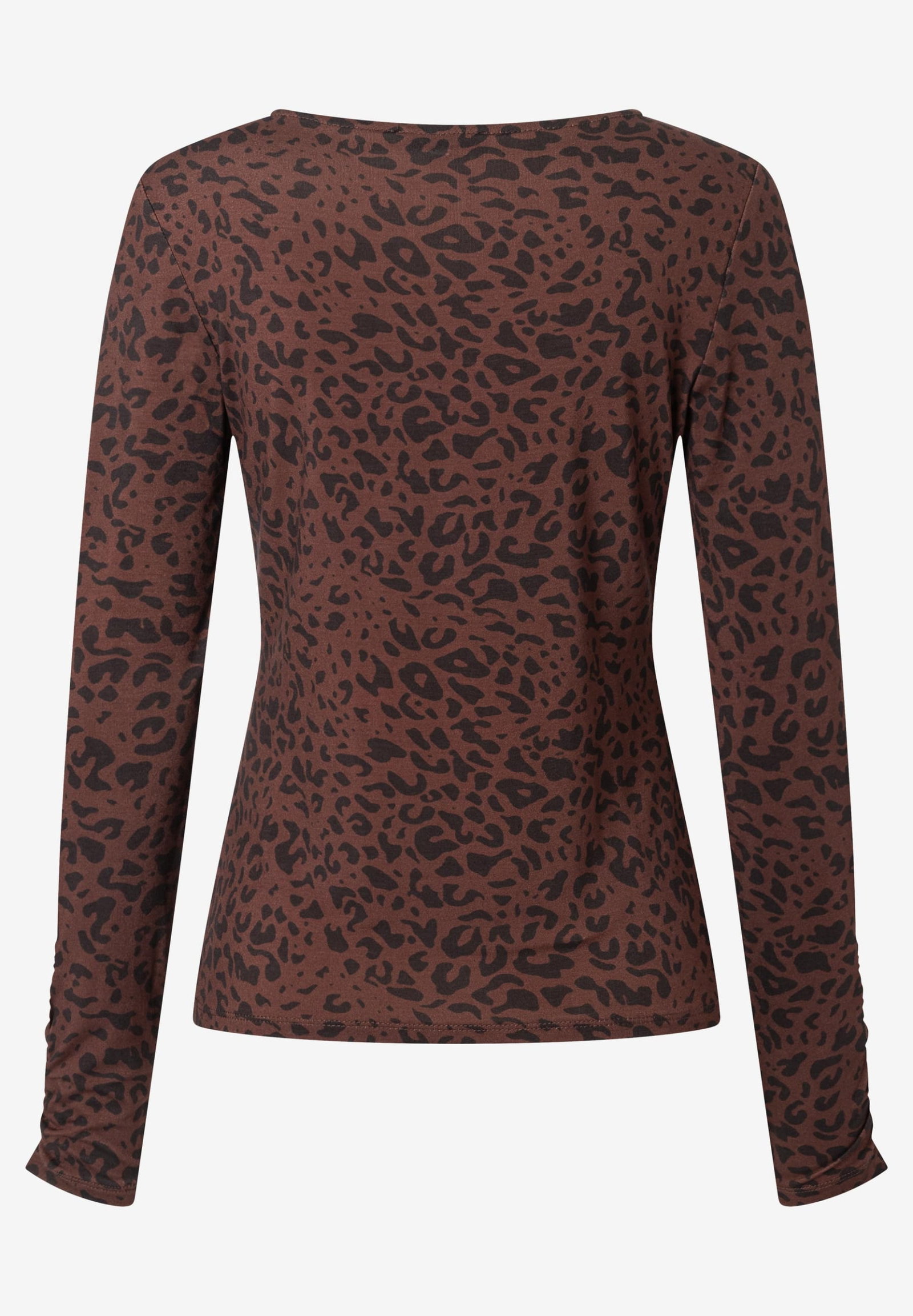 Printed Viscose Longsleeve, twotone leo print #1
