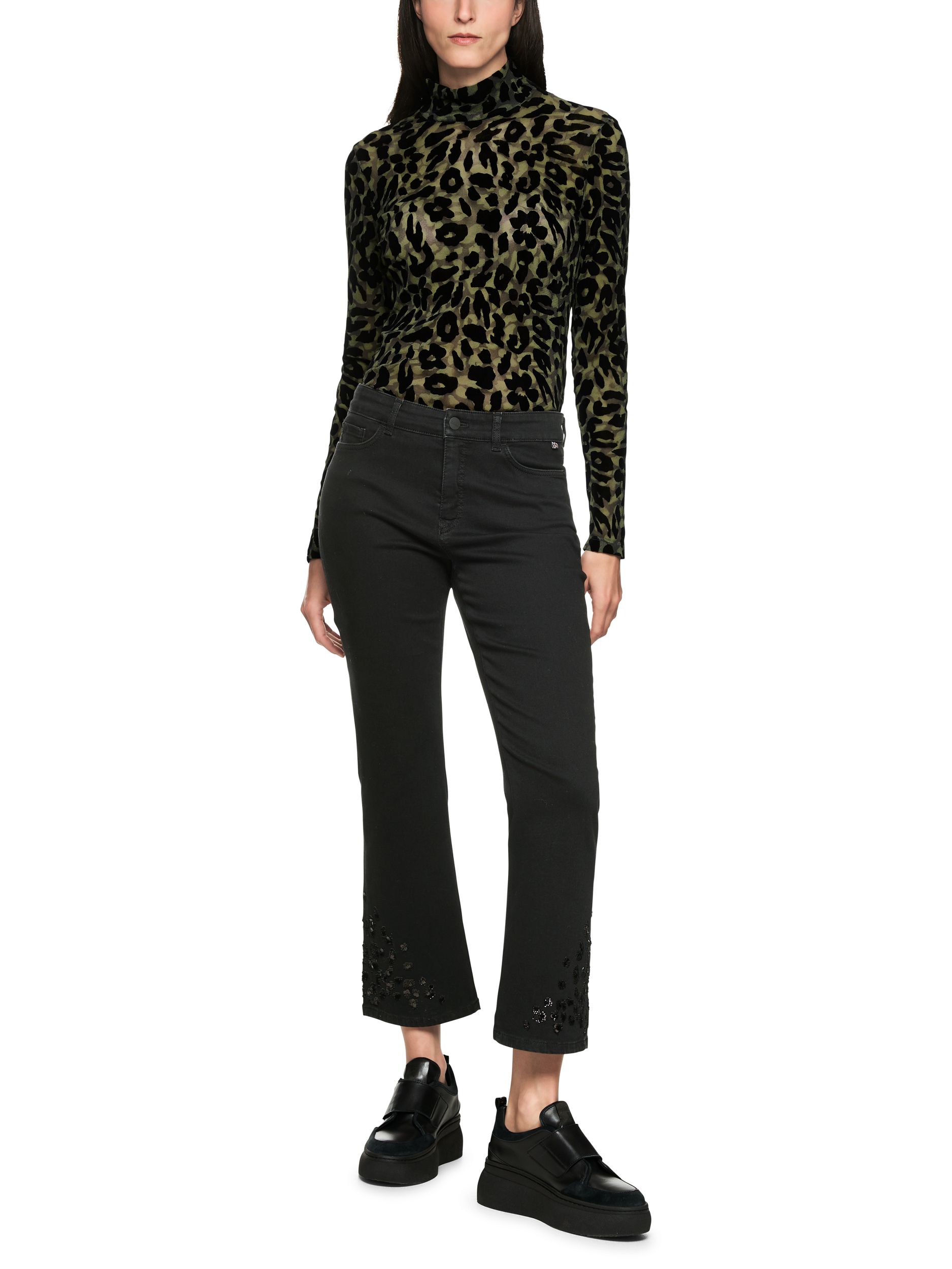 Marc Cain Pants |  Marc Cain Pants 7/8-Jeans  | 42 | black