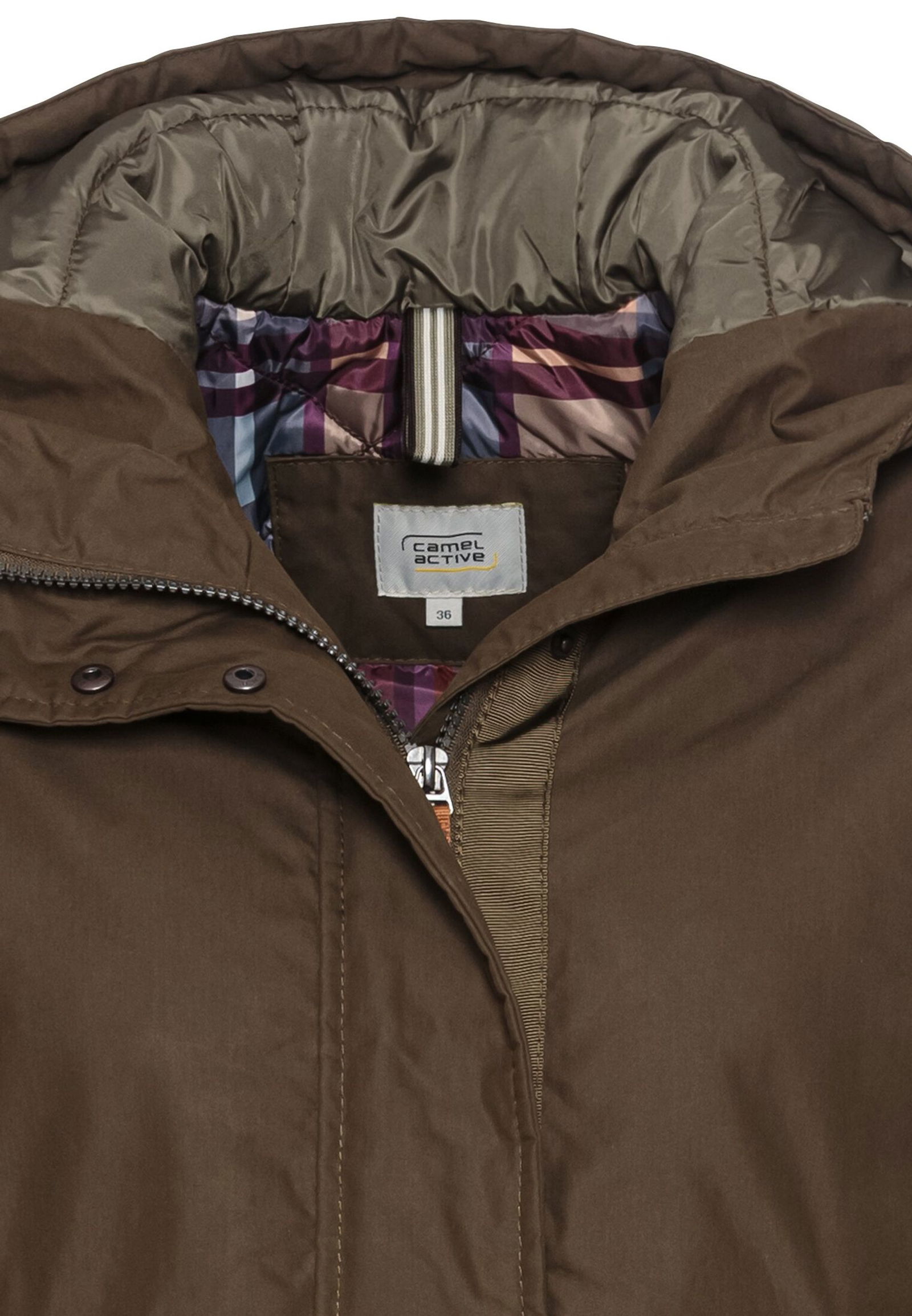 Camel Active | Camel Active Klassischer Mantel | 46 | dark khaki
