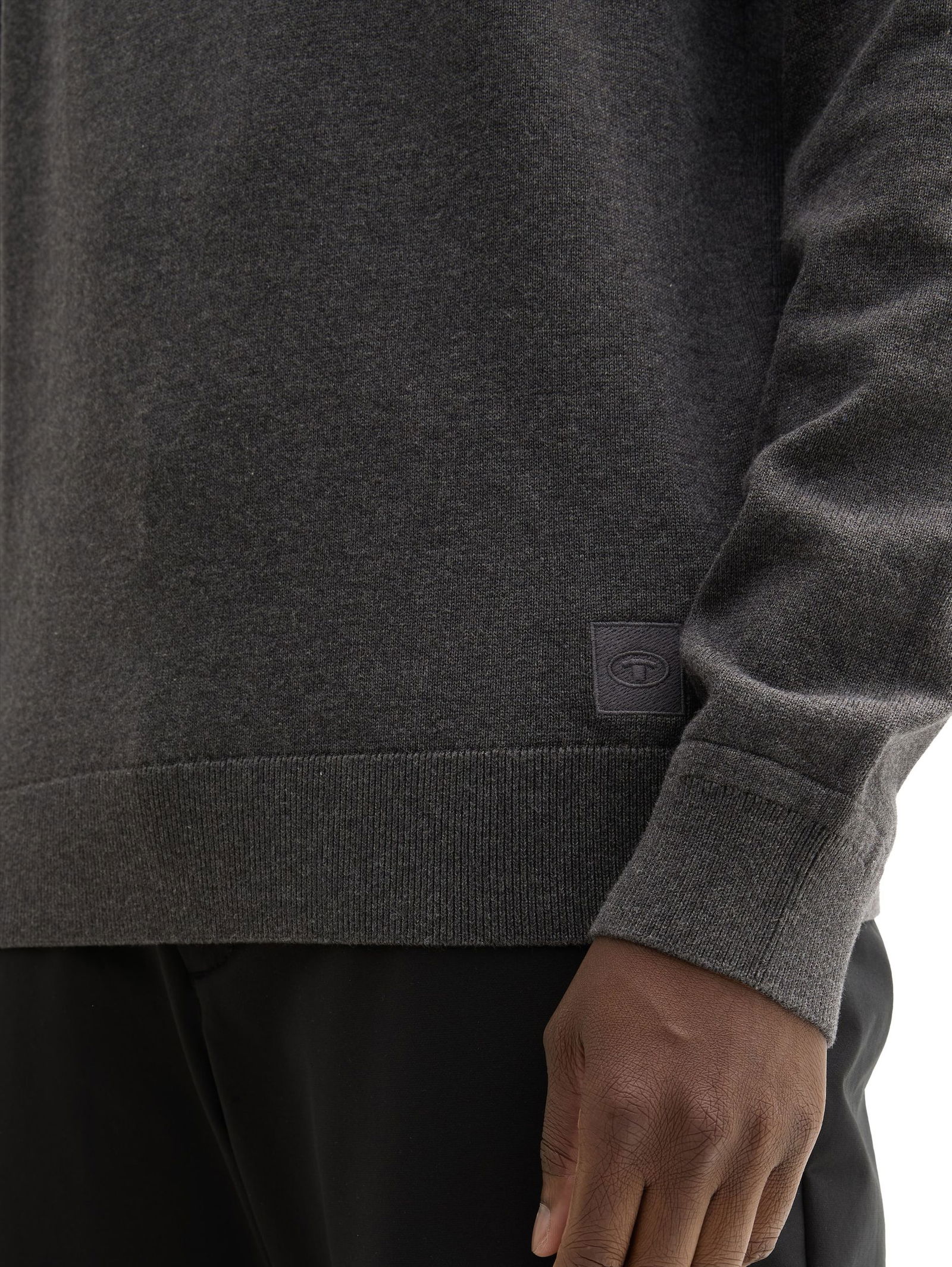 Tom Tailor |  Tom Tailor Pullover  | XL | black grey melange