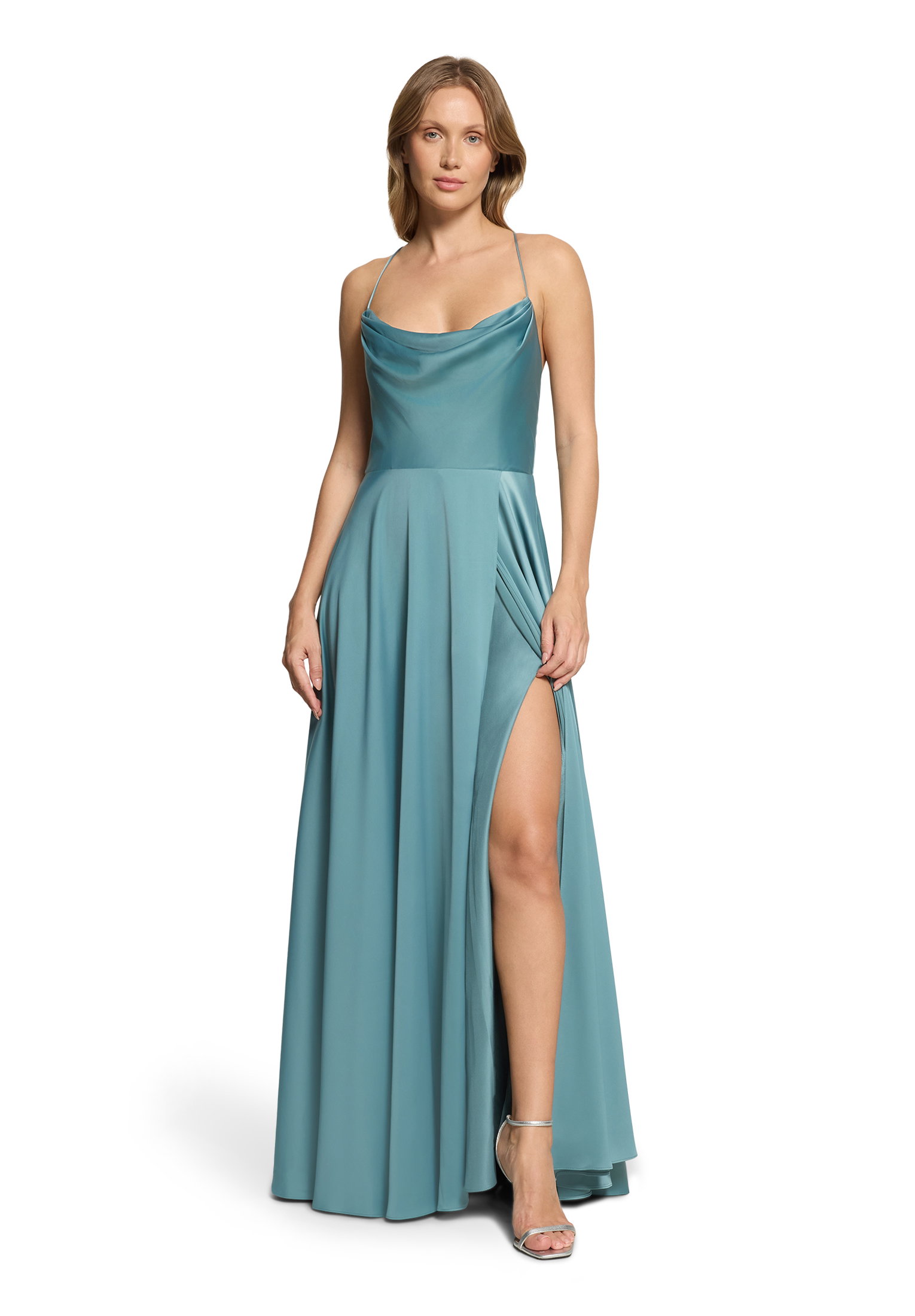 Kleid Lang ohne Arm, Cloudy Sky #3