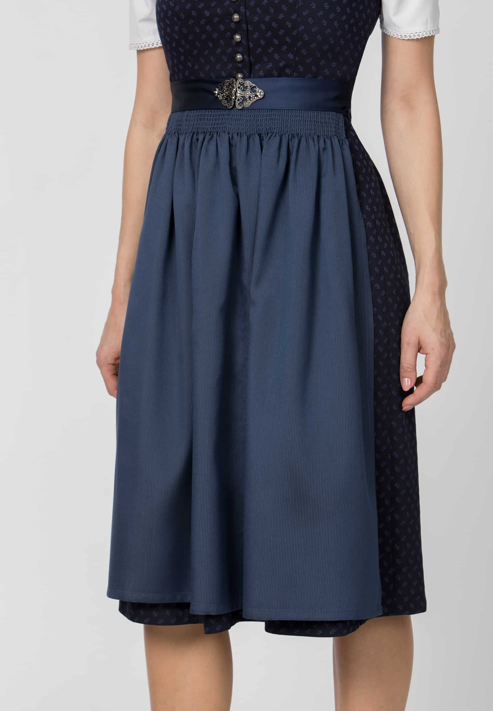 Stockerpoint Heimatgwand Dirndl Mididirndl Marlina dunkelblau 70cm #3