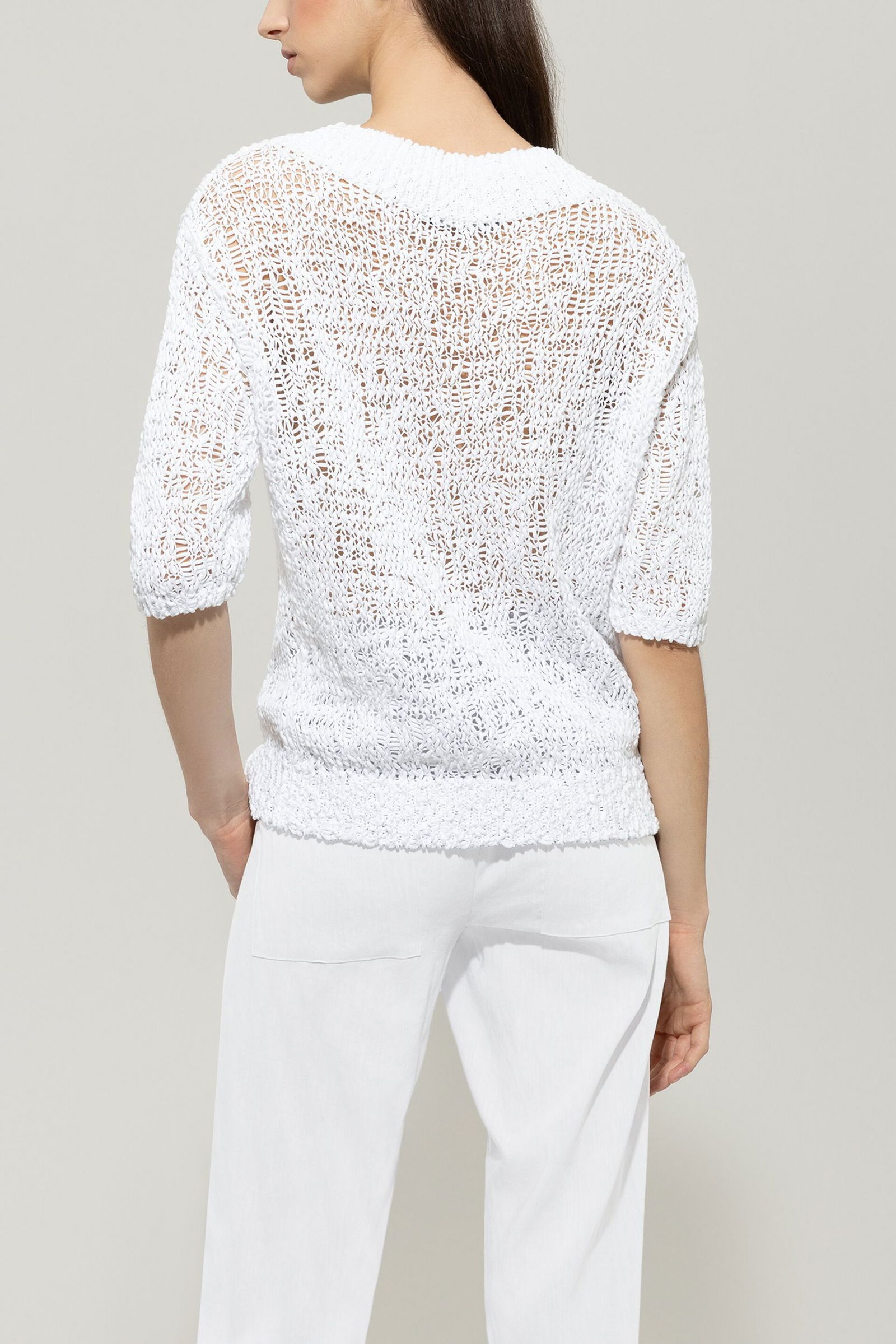 Luisa Cerano |  Luisa Cerano Pullover  | 40 | white