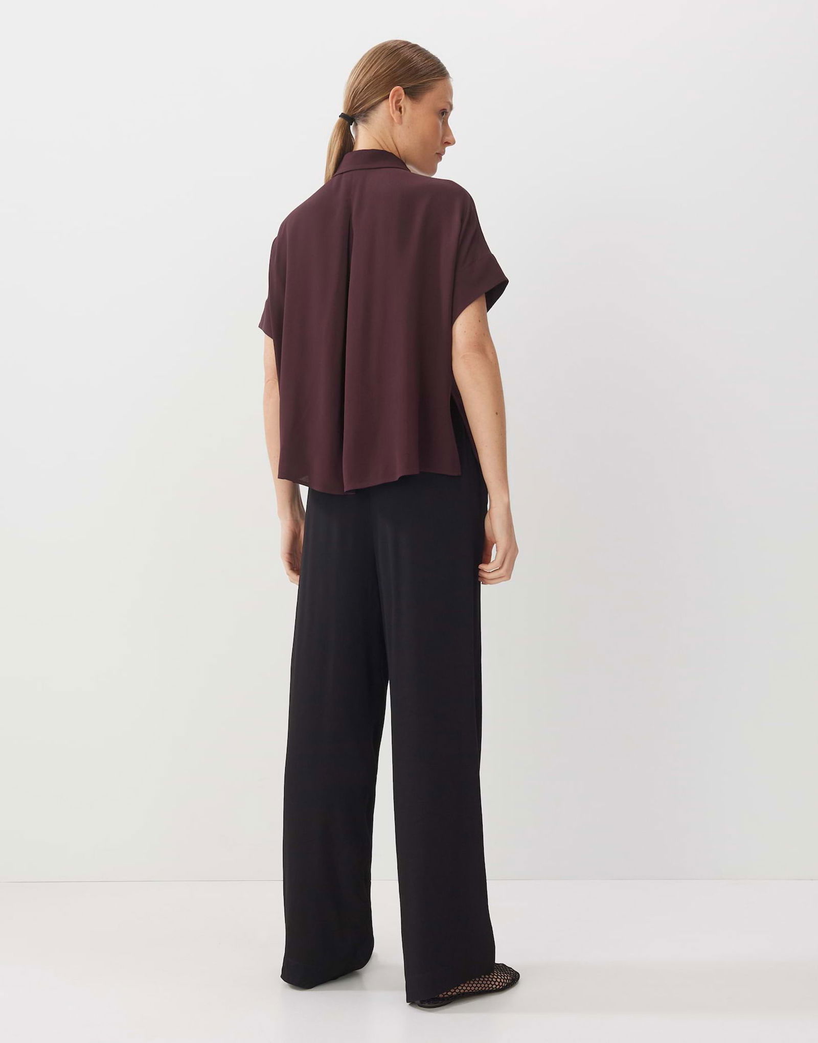 Someday |  Someday Druckbluse  | 38 | plum