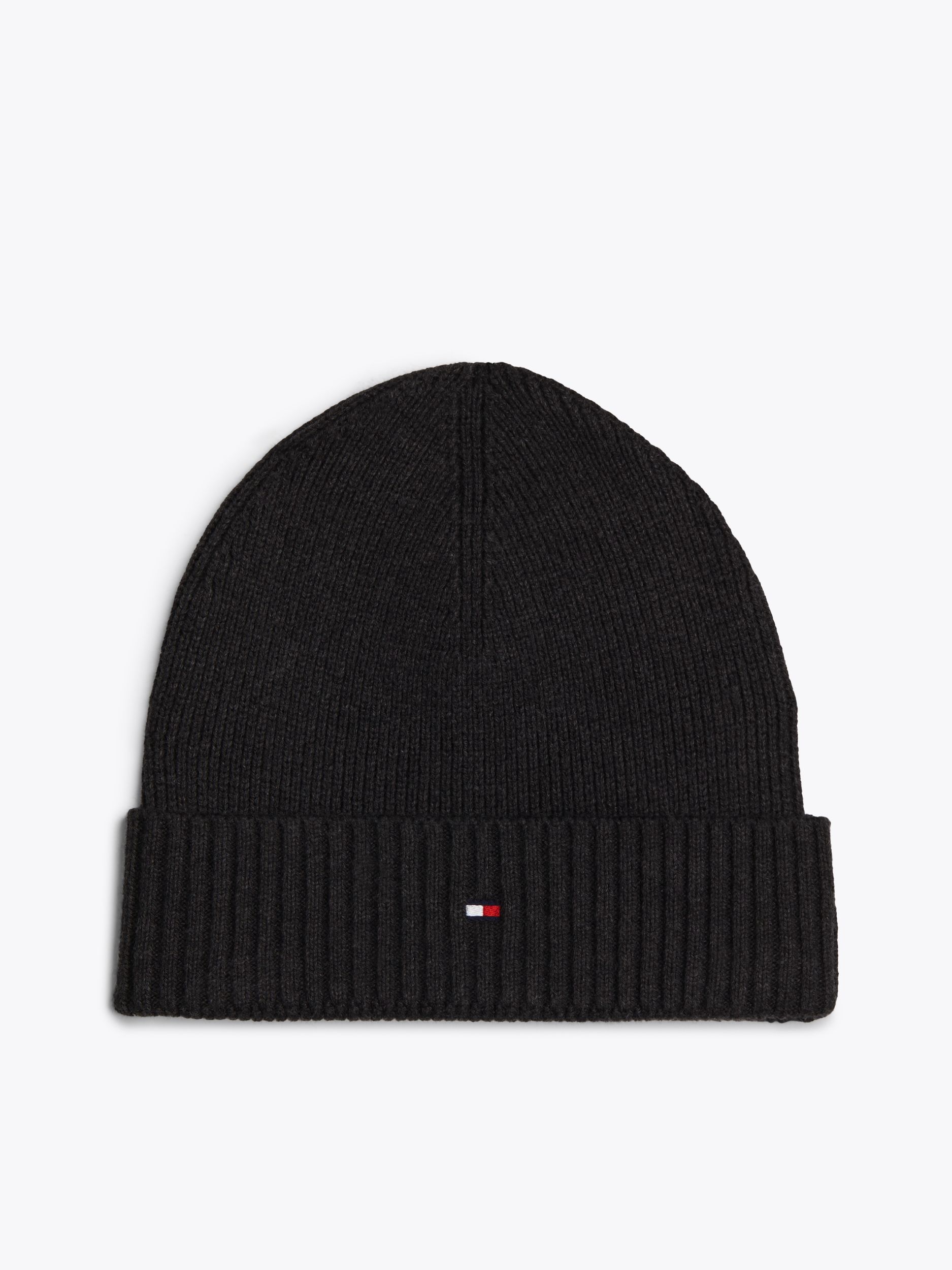 Tommy Hilfiger |  Tommy Hilfiger: FlagCotton Beanie | OS | charcoal grey