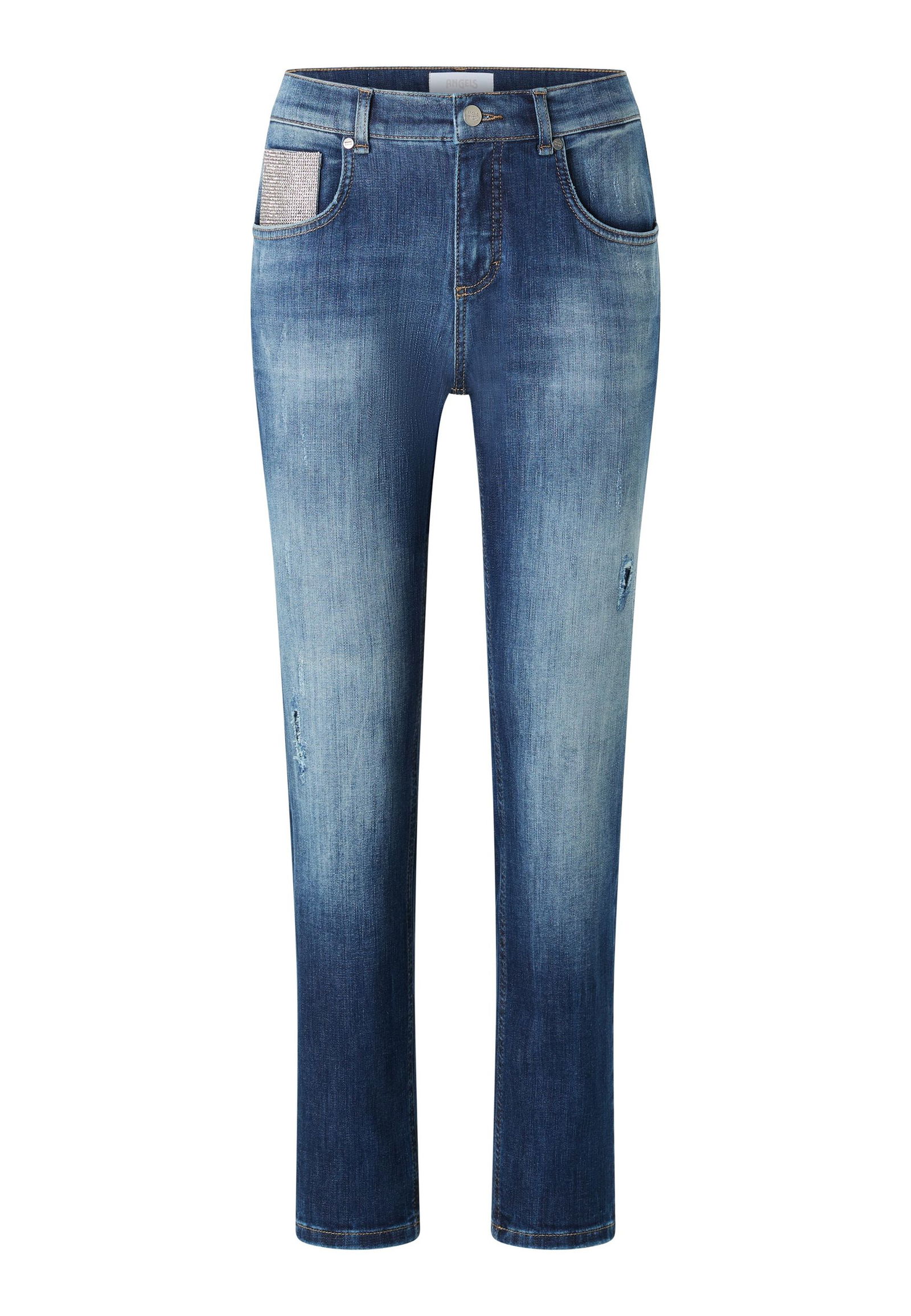 fd2af3268d07d7ac9efba378fd952991 Angels | Angels Boyfriend Glam Jeans | 38/30 | mid blue used destroyed