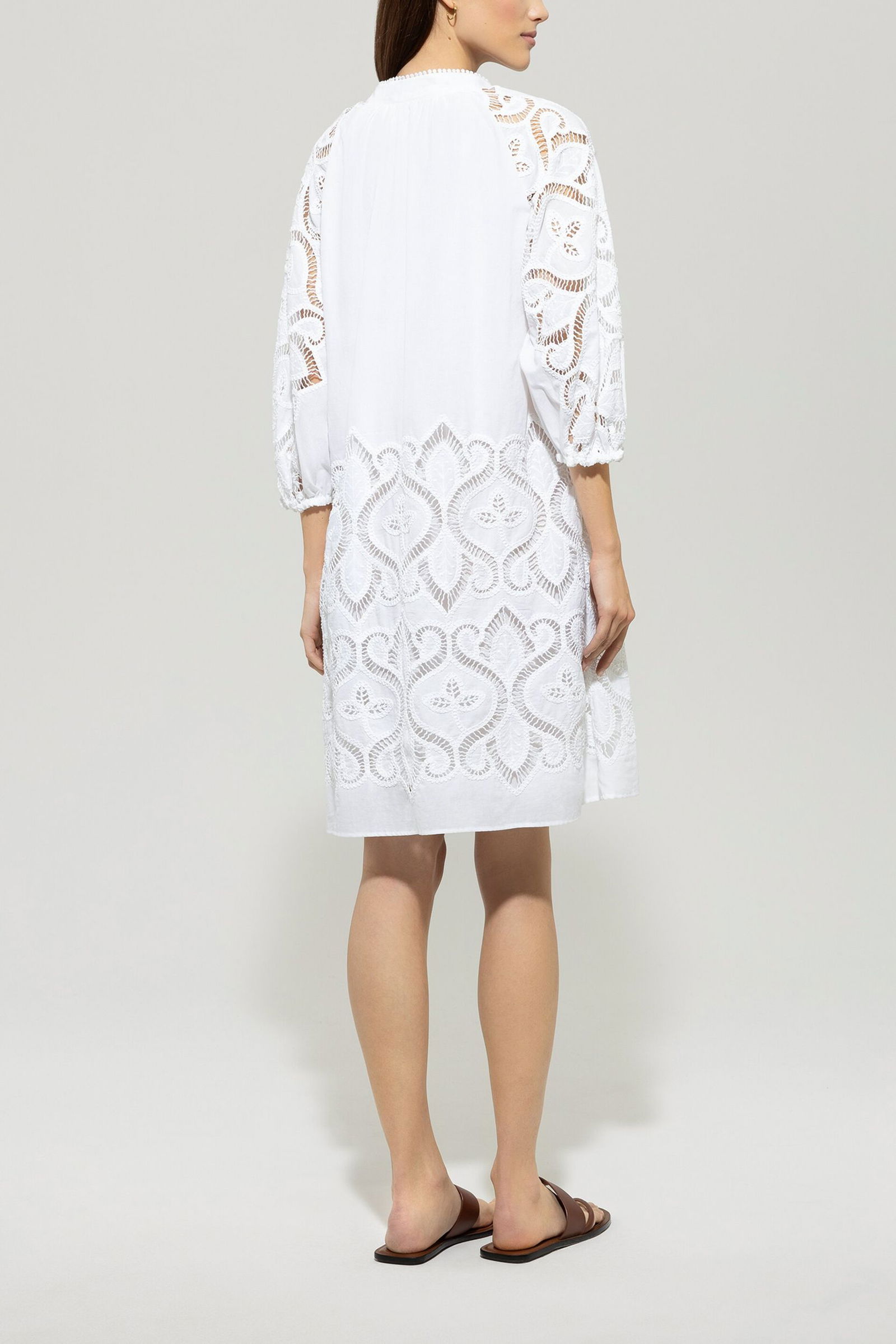 Luisa Cerano |  Luisa Cerano Sommerkleid  | 38 | white