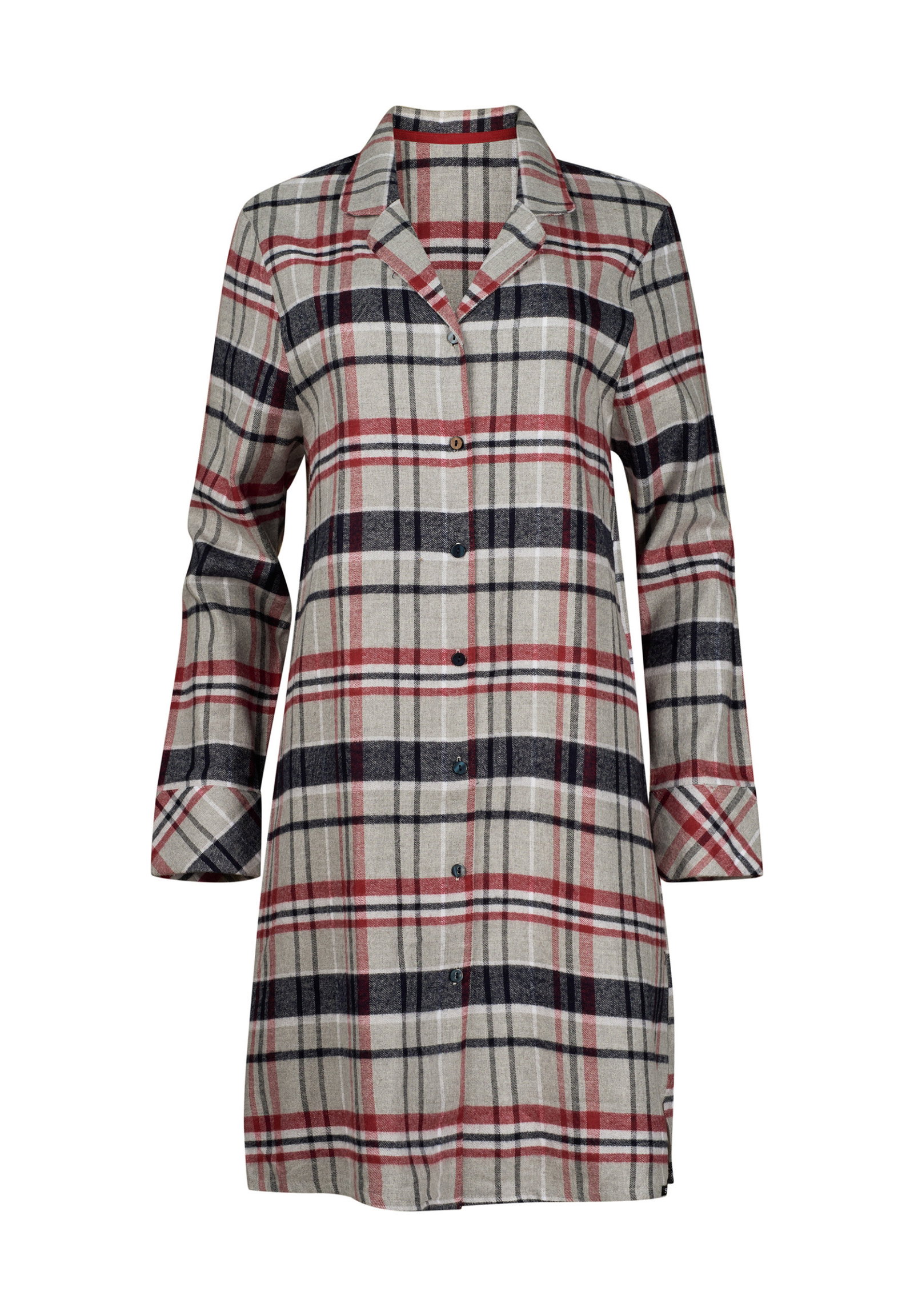 Da. Sleepshirt lg. A., classic melange check #1