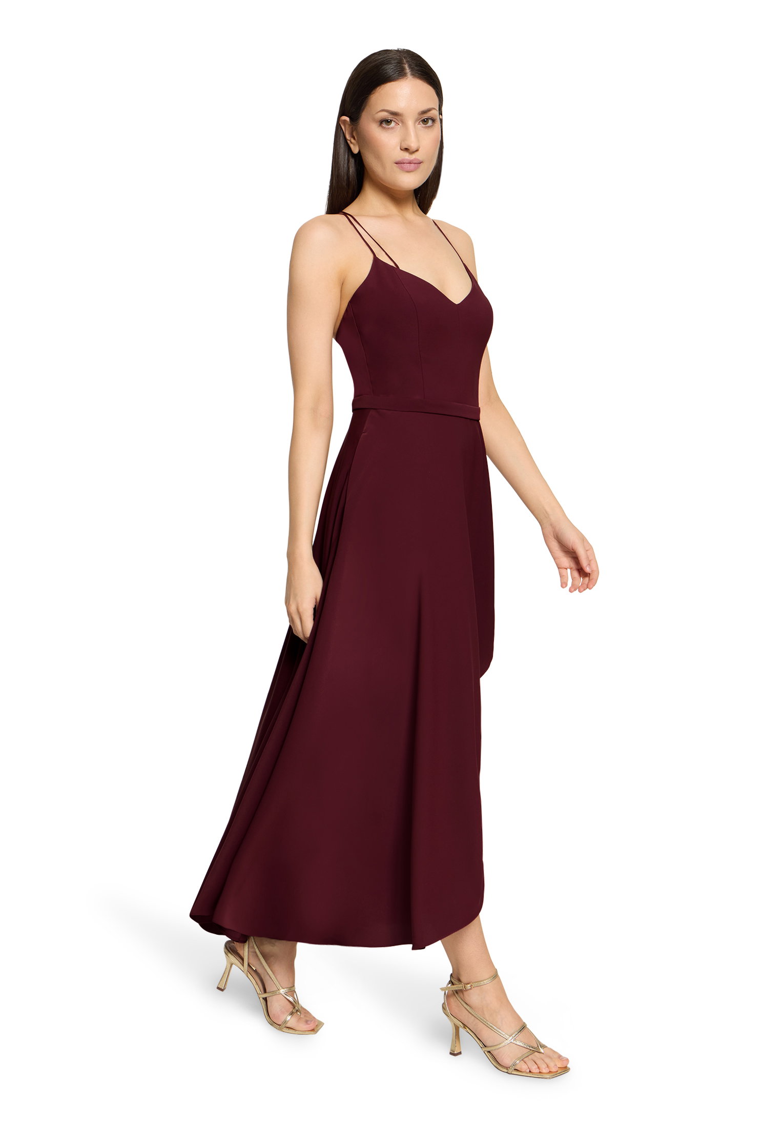 Kleid Lang ohne Arm, Deep Dahlia #5