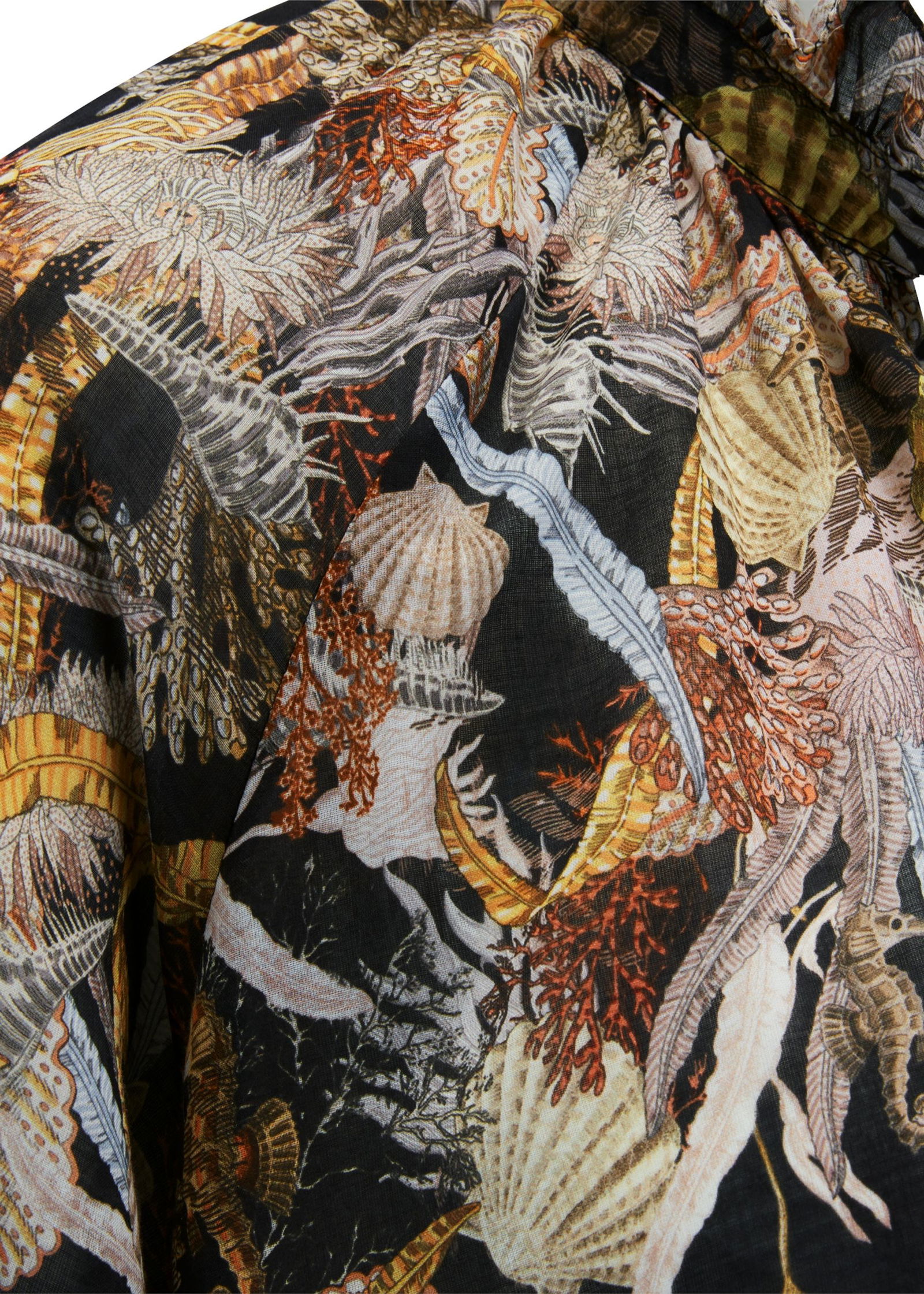 Riani |  Riani Druckbluse  | 40 | black patterned