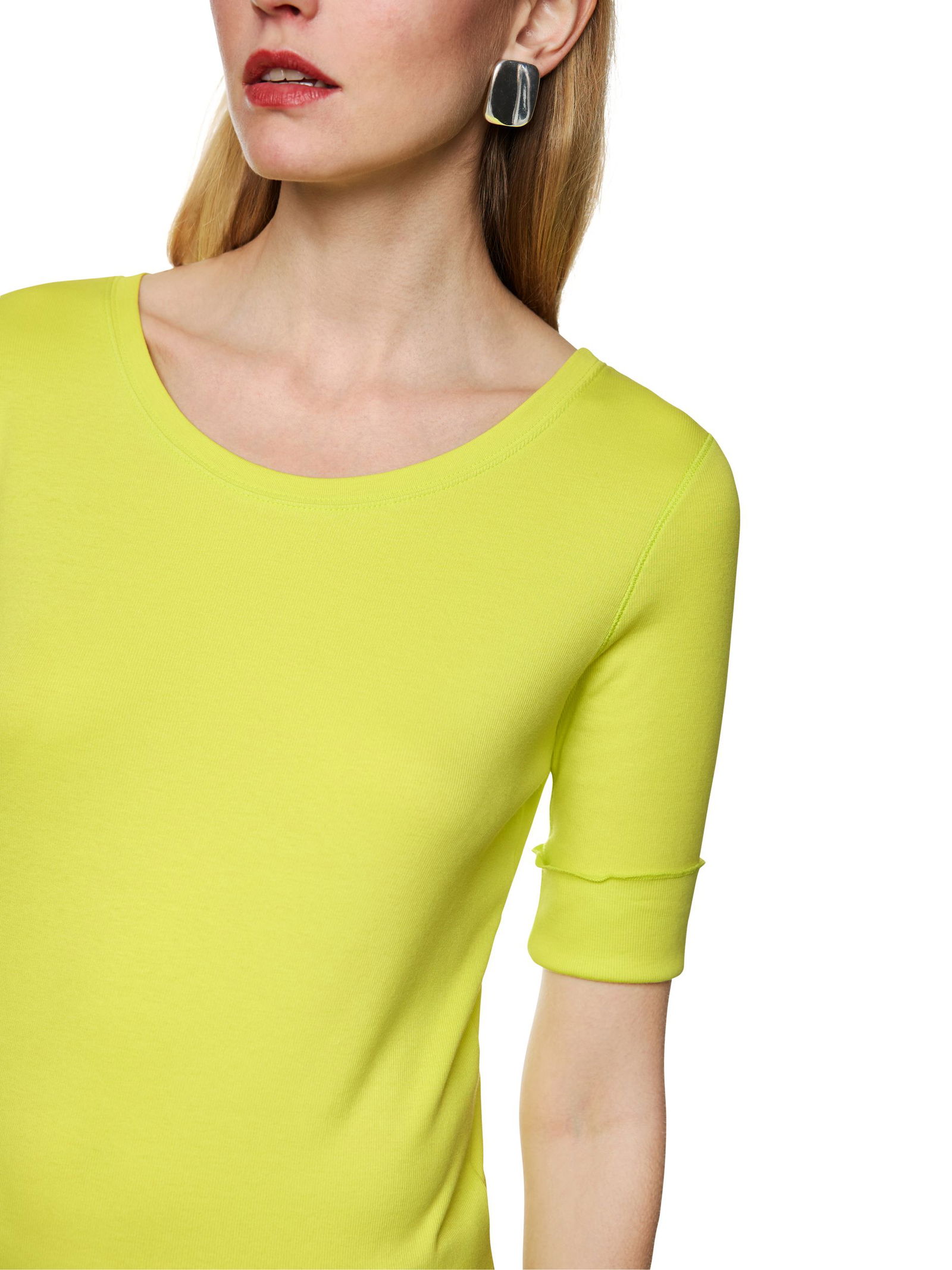 Marc Cain Additions |  Marc Cain T-Shirt mit Turn-up-Ärmeln | 36 | 1326_412