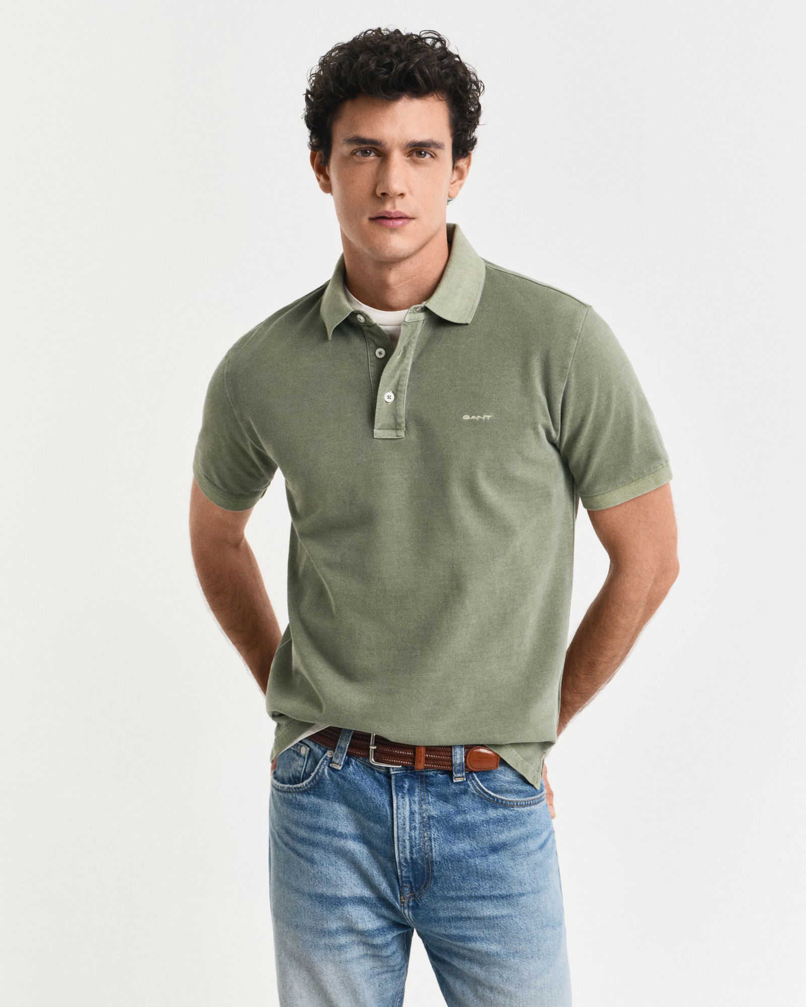 Gant |  Gant Poloshirt  | XXL | dark khaki