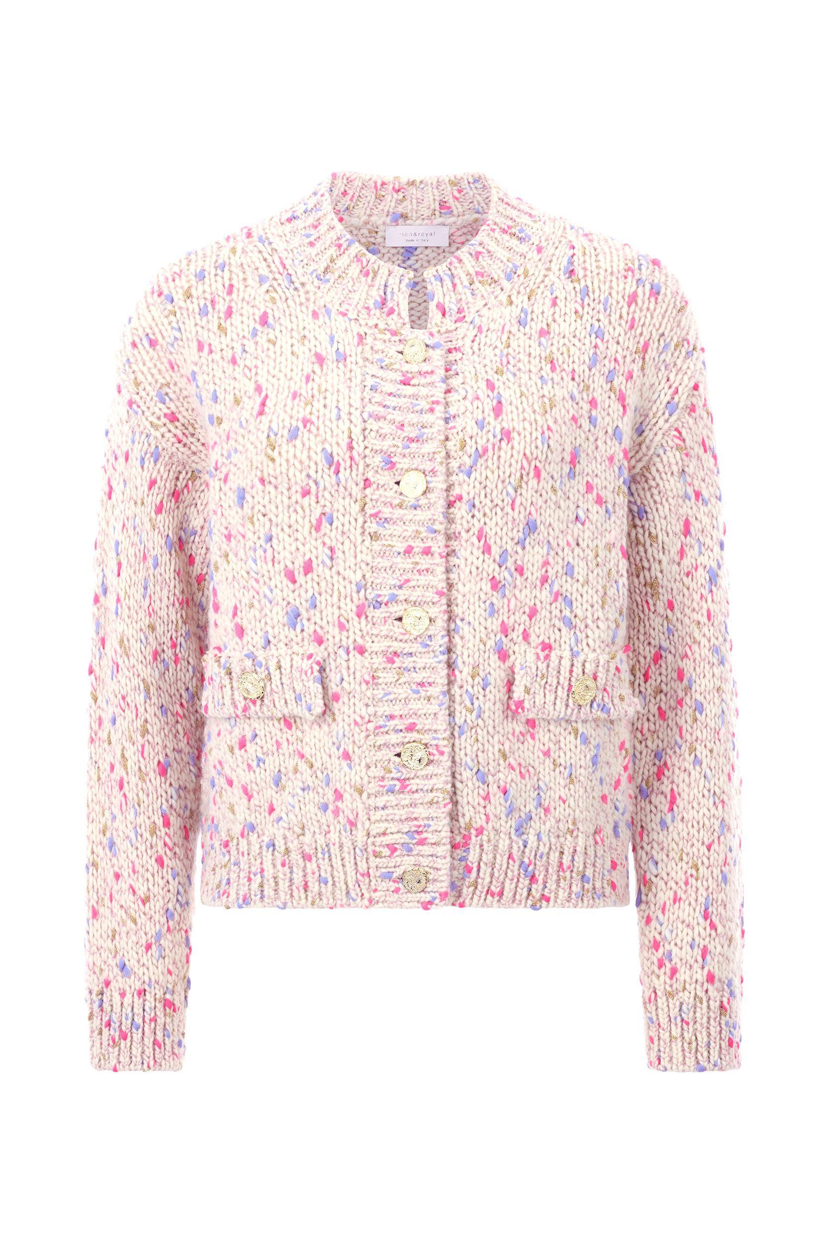 Rich & Royal |  Rich & Royal Strickjacke | Cardigan  | S | pearl white
