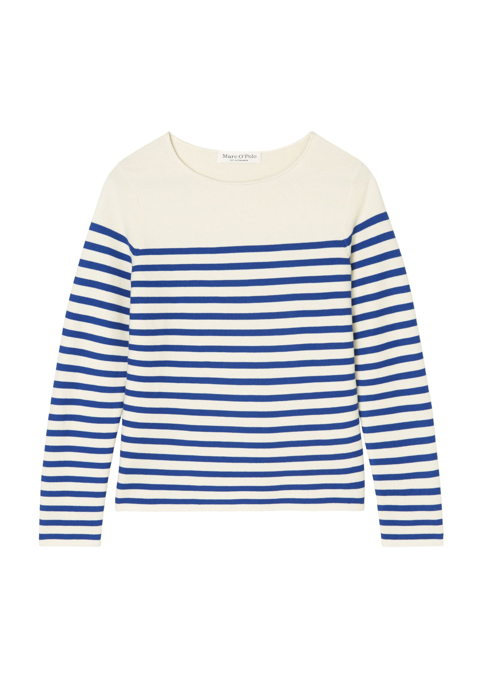 0d7c0ed97451eeb50aba6a31cda8fefa Marc O´Polo |  Marc O´Polo Pullover  | L | striped / natural cotton
