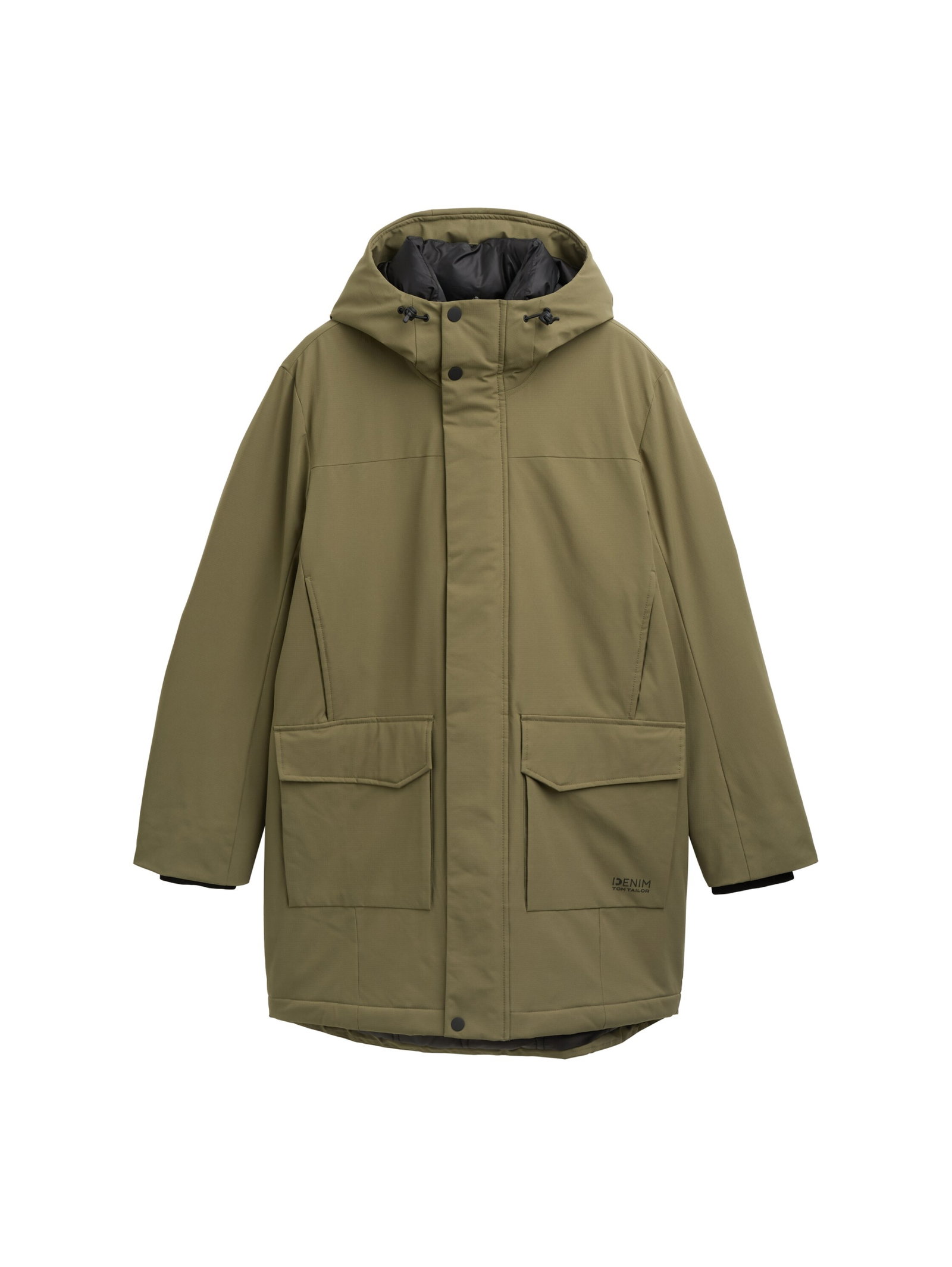 tech hooded parka, jungle soil green #1