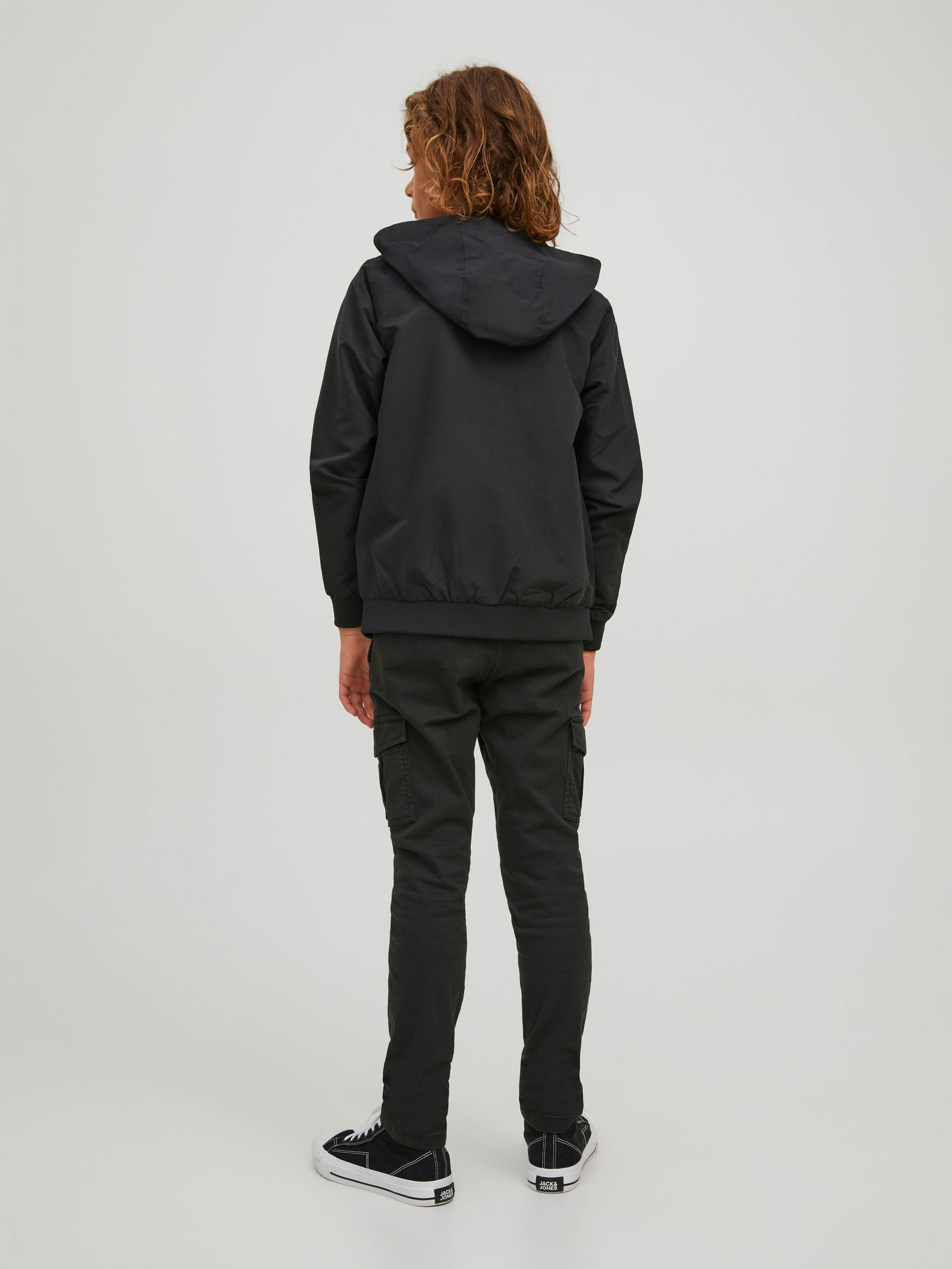 Jack&Jones | JJERUSH BLOCKING HOOD BOMBER NOOS JNR | 176 | black