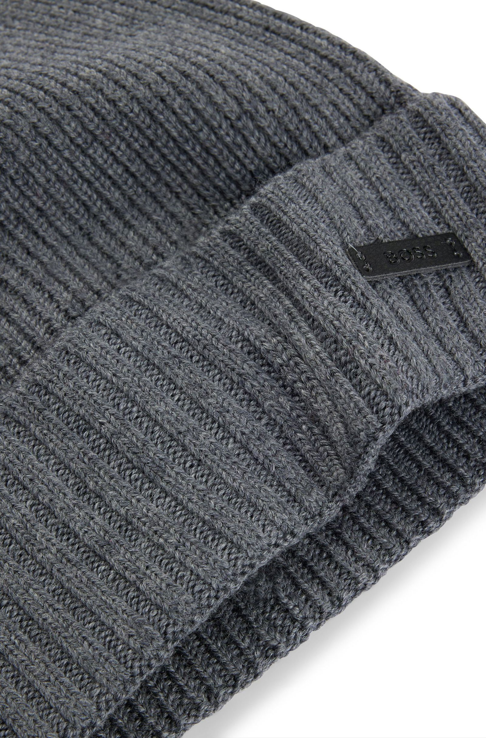 e1a1b1d45f9037cf464b1fe1b00d89f1 BOSS Black | BOSS Black Mütze | ONESI | medium grey