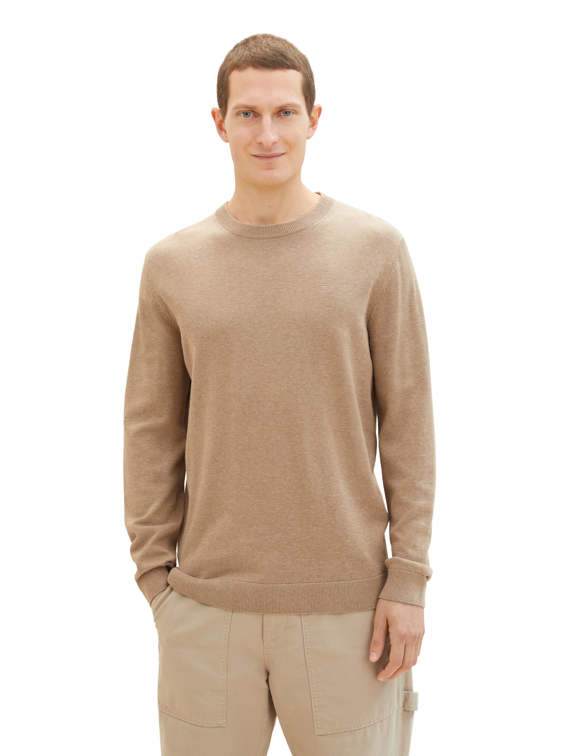 Tom Tailor |  Tom Tailor Pullover  | L | hazel brown melange