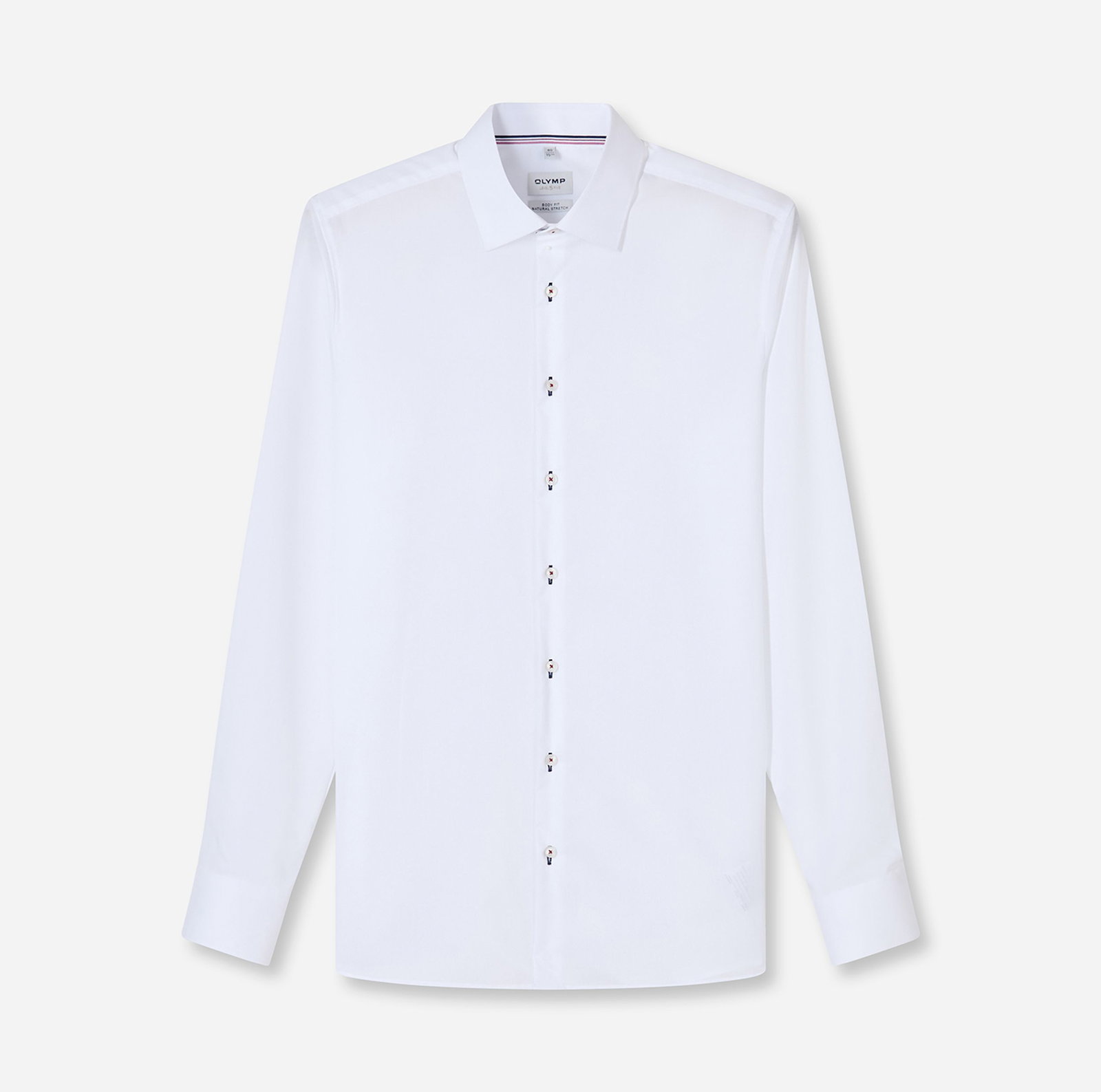 9d2adfc4cf820da9051143e0ef924e0d Olymp | Olymp Hemd Slim Fit | 44 | weiß