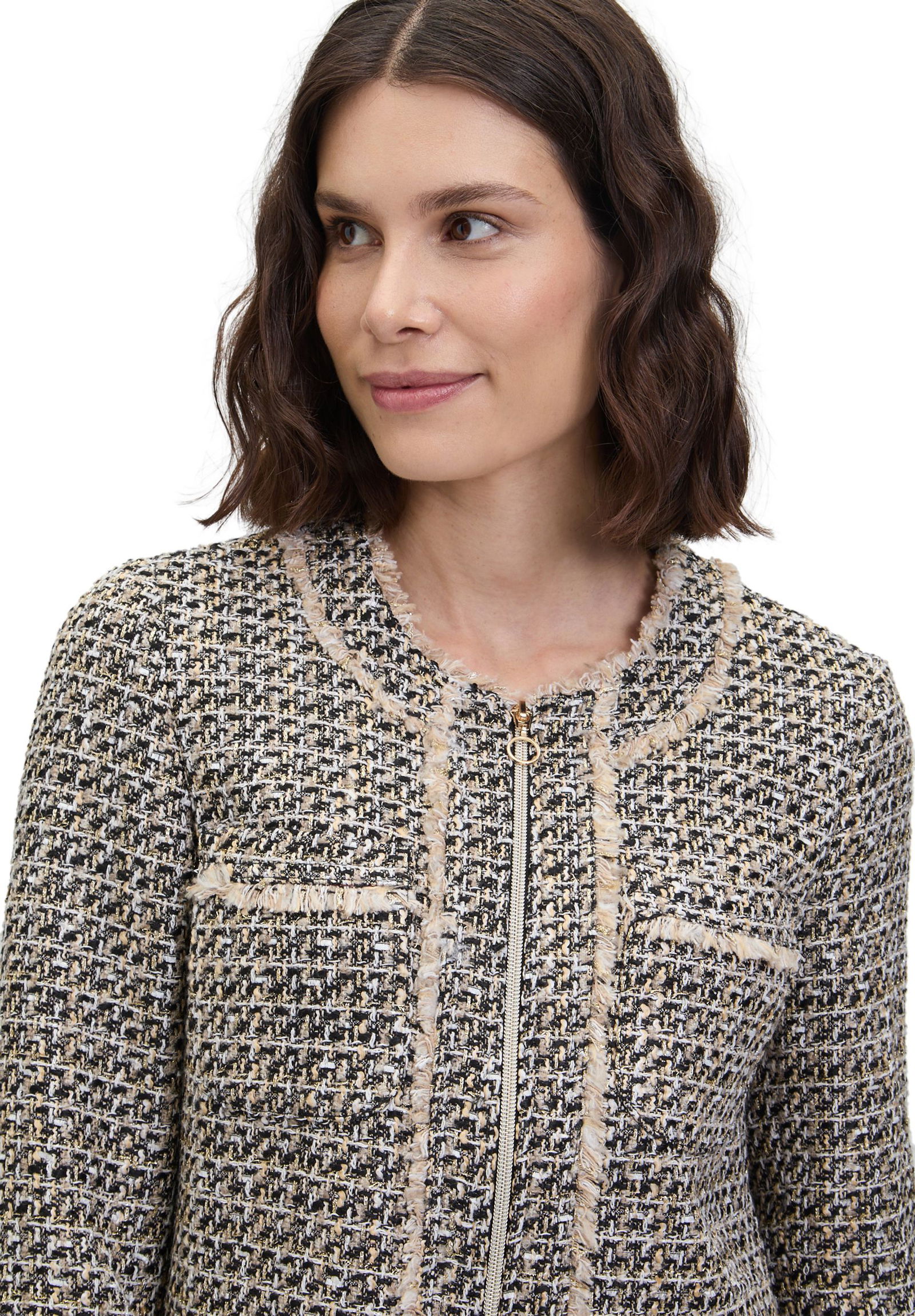 Betty Barclay |  Betty Barclay Funktionsjacke  | 38 | schwarz/beige