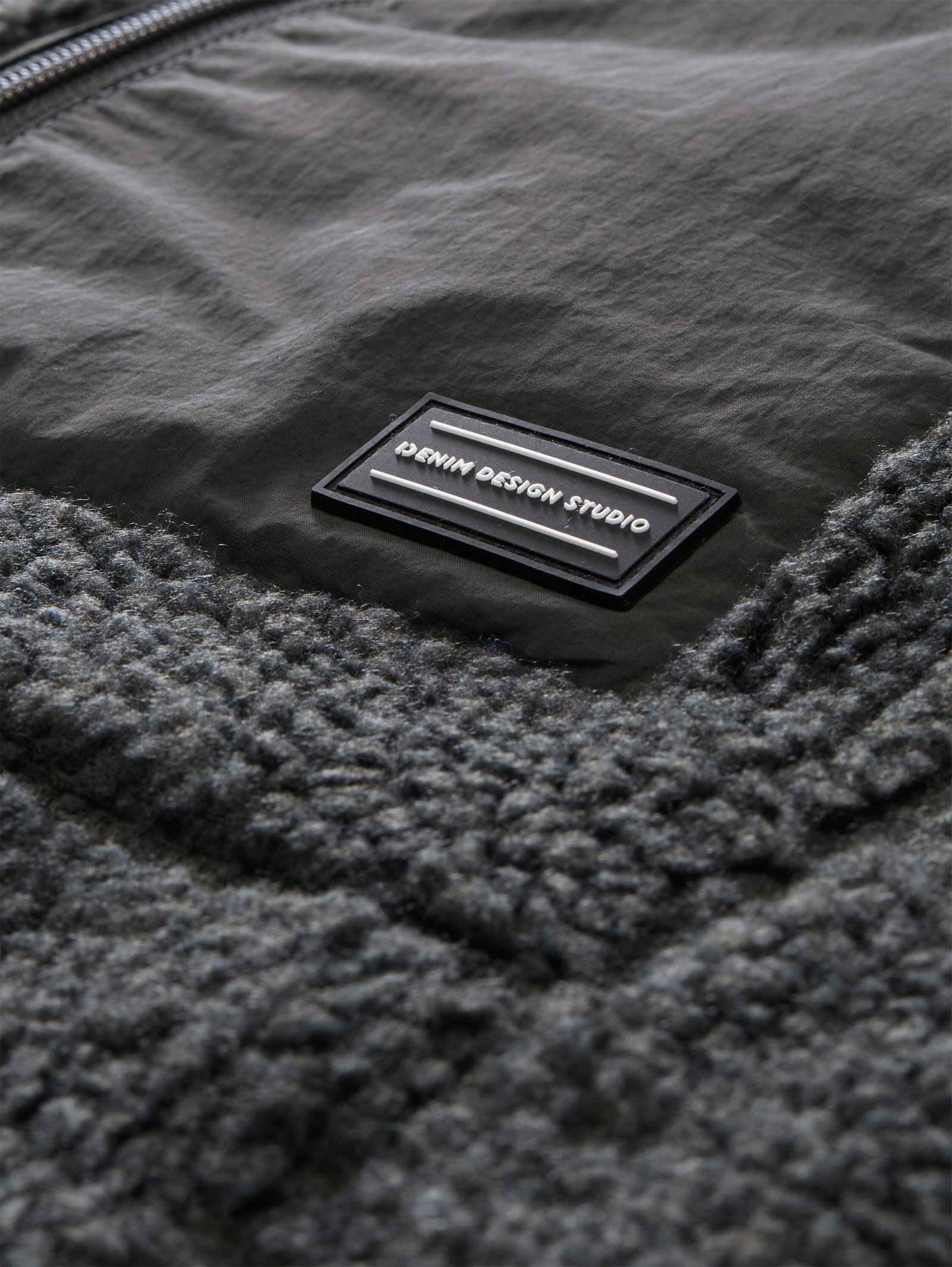teddy jacket, Coal Mine Grey #2