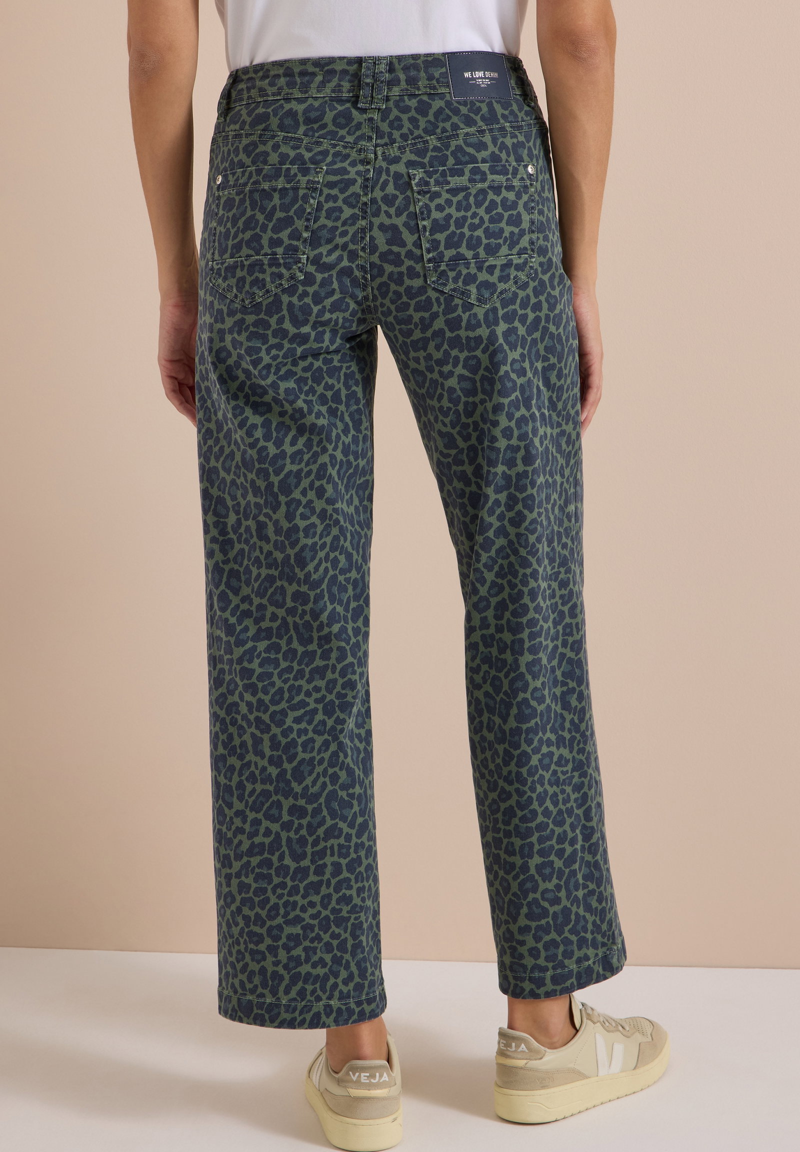 Style Neele Leo Print OD, dried olive green #4