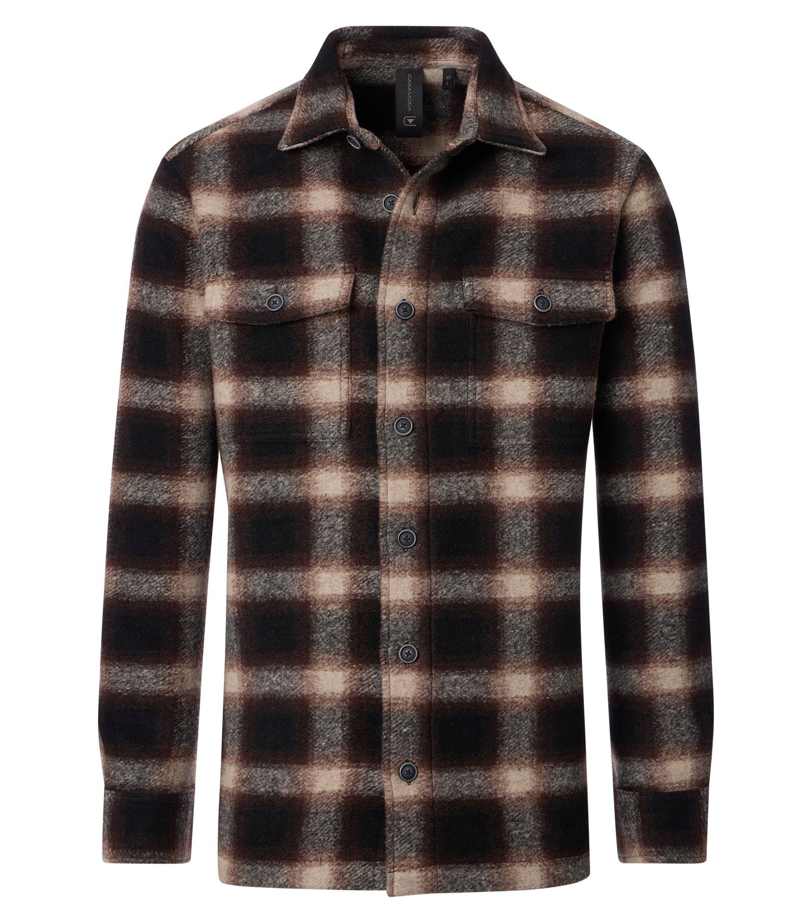 Casa Moda |  Casa Moda Hemd Regular Fit  | M | orange