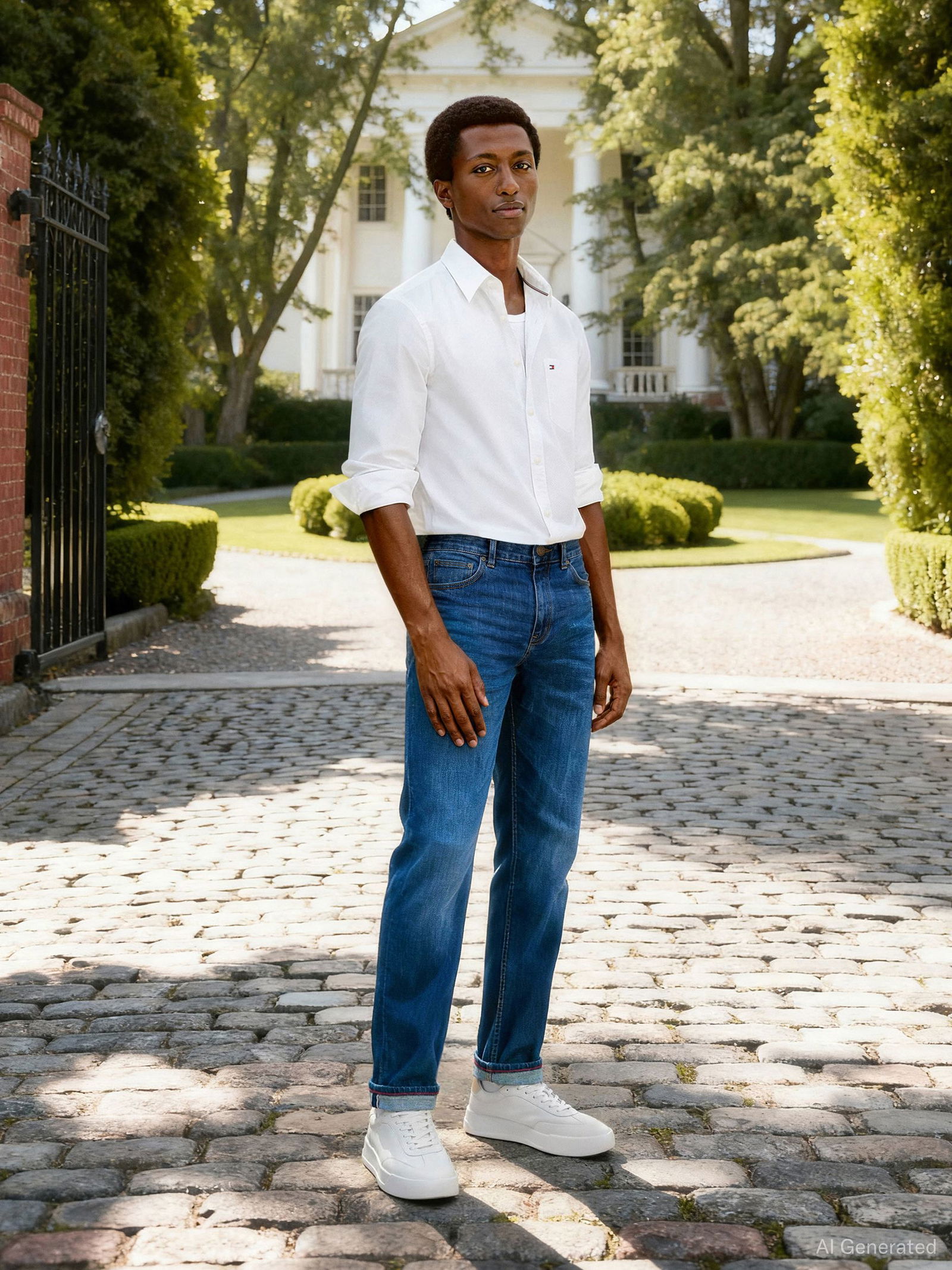 Tommy Hilfiger |  Tommy Hilfiger Straight Leg Jeans  | 36/32 | dark blue